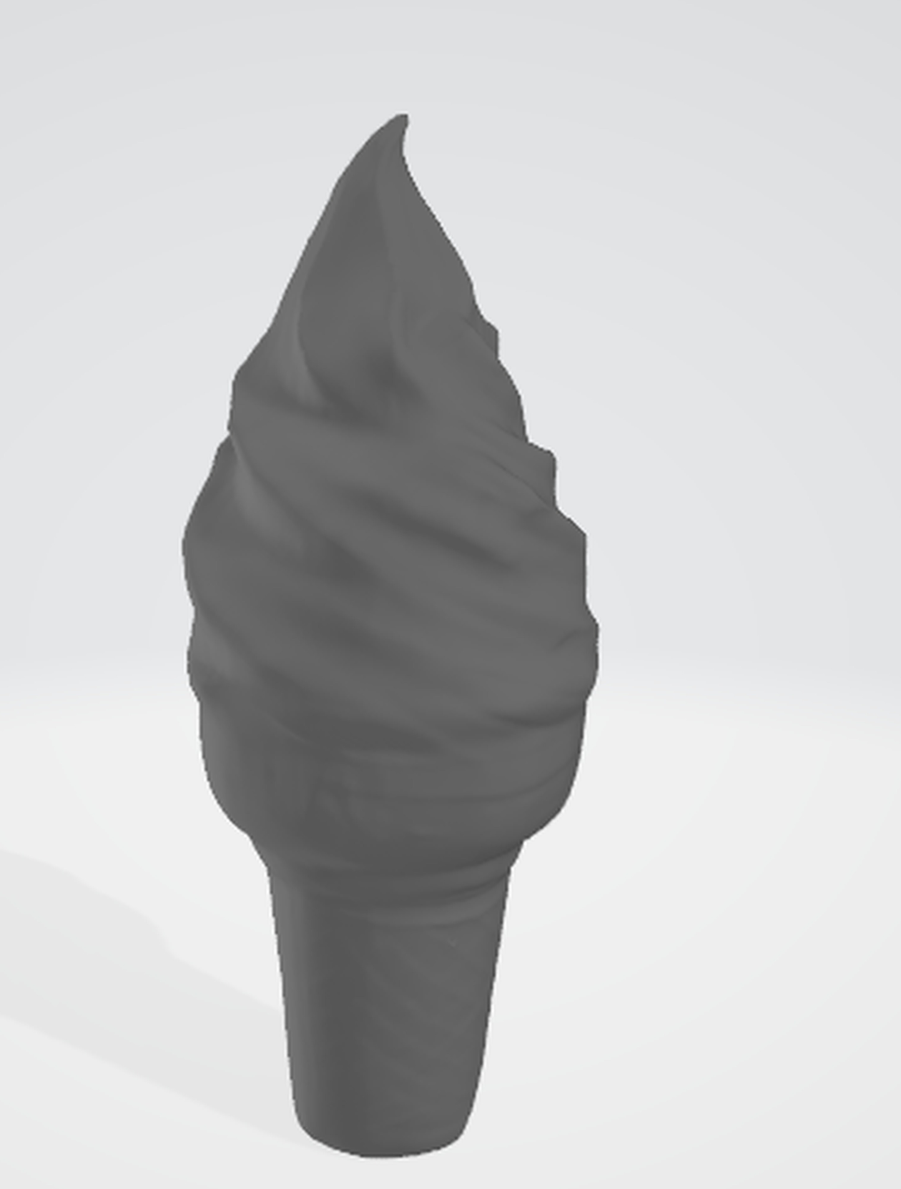 Delicious Ice Cream Cone 3D Asset 3D model_3