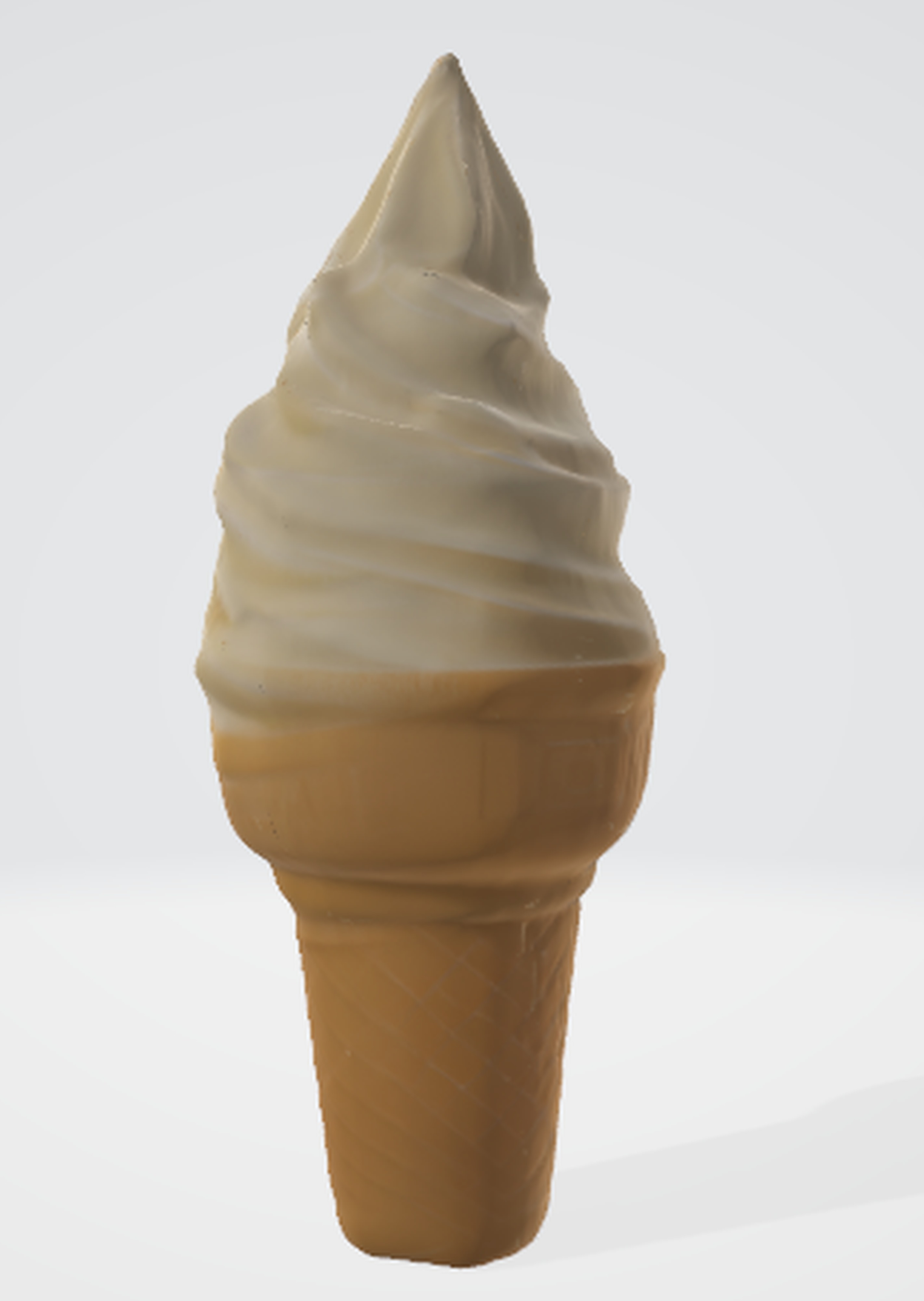 Delicious Ice Cream Cone 3D Asset 3D model_5