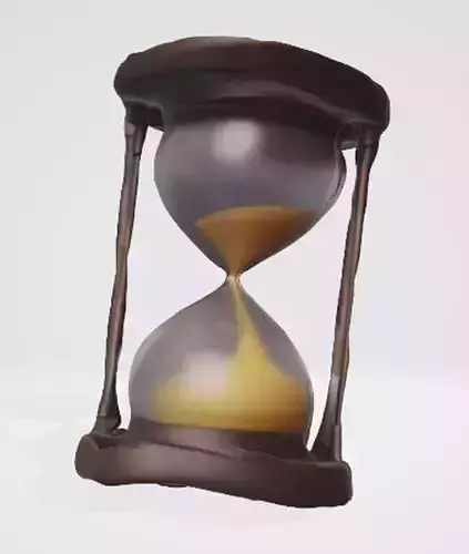 Classic Hourglass 3D Model 3D model