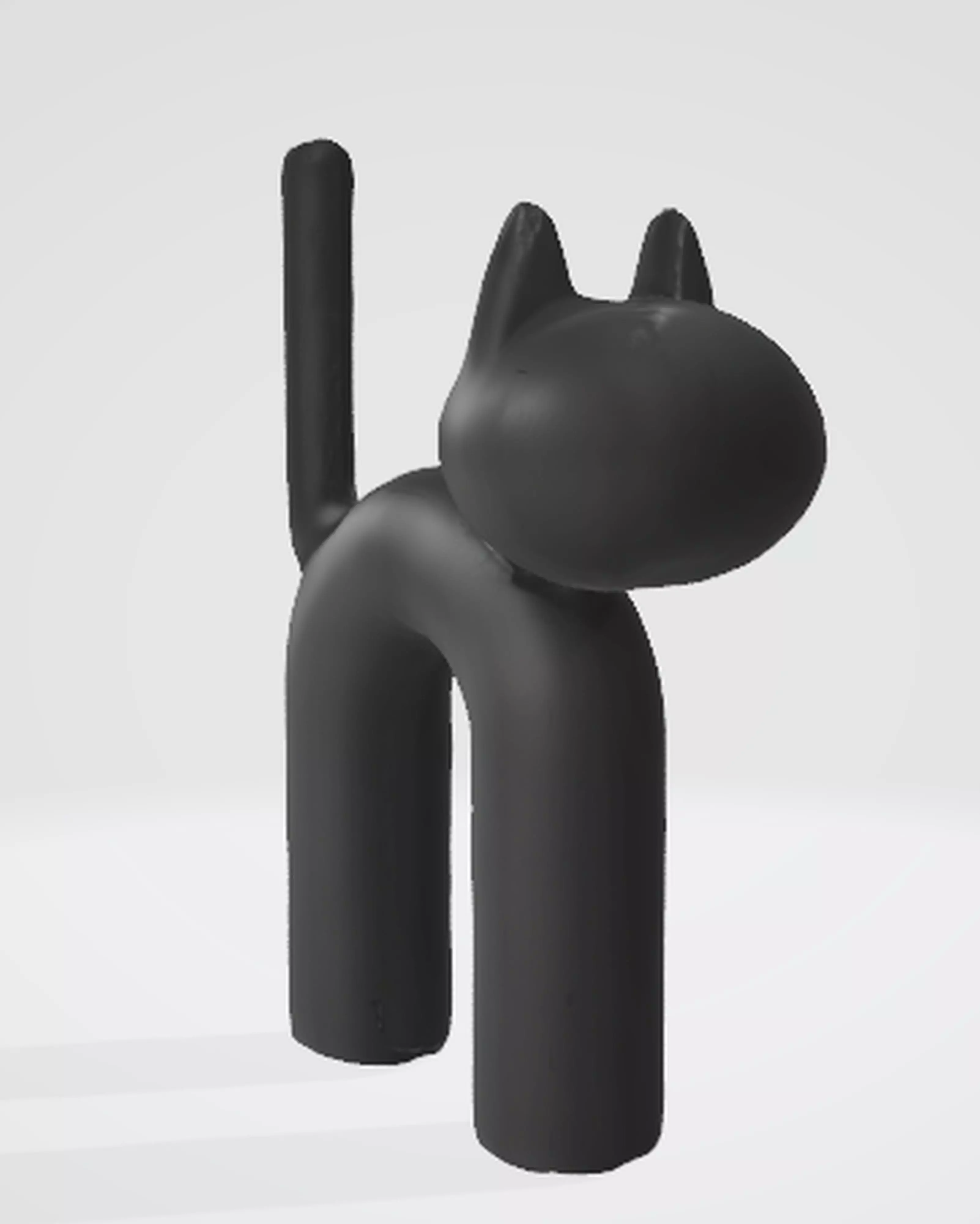 Basic Cat 3D Asset 3D model_0