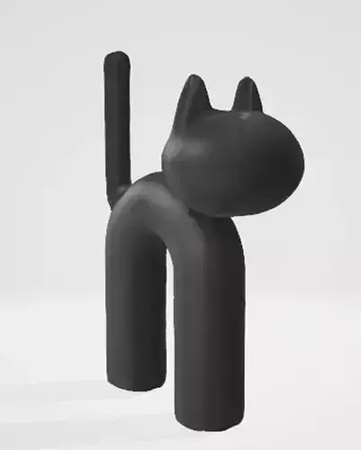 Basic Cat 3D Asset 3D model