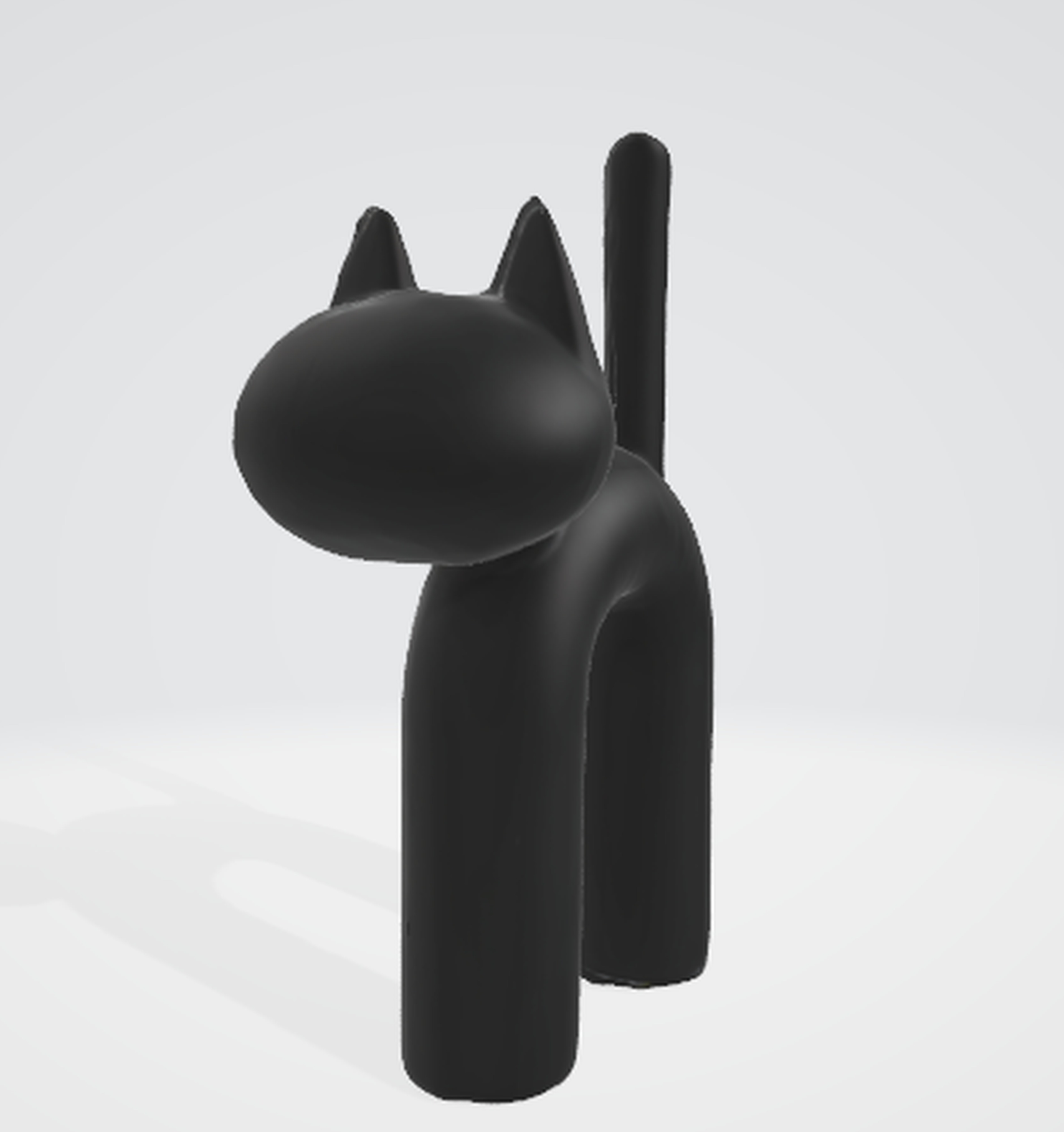 Basic Cat 3D Asset 3D model_5