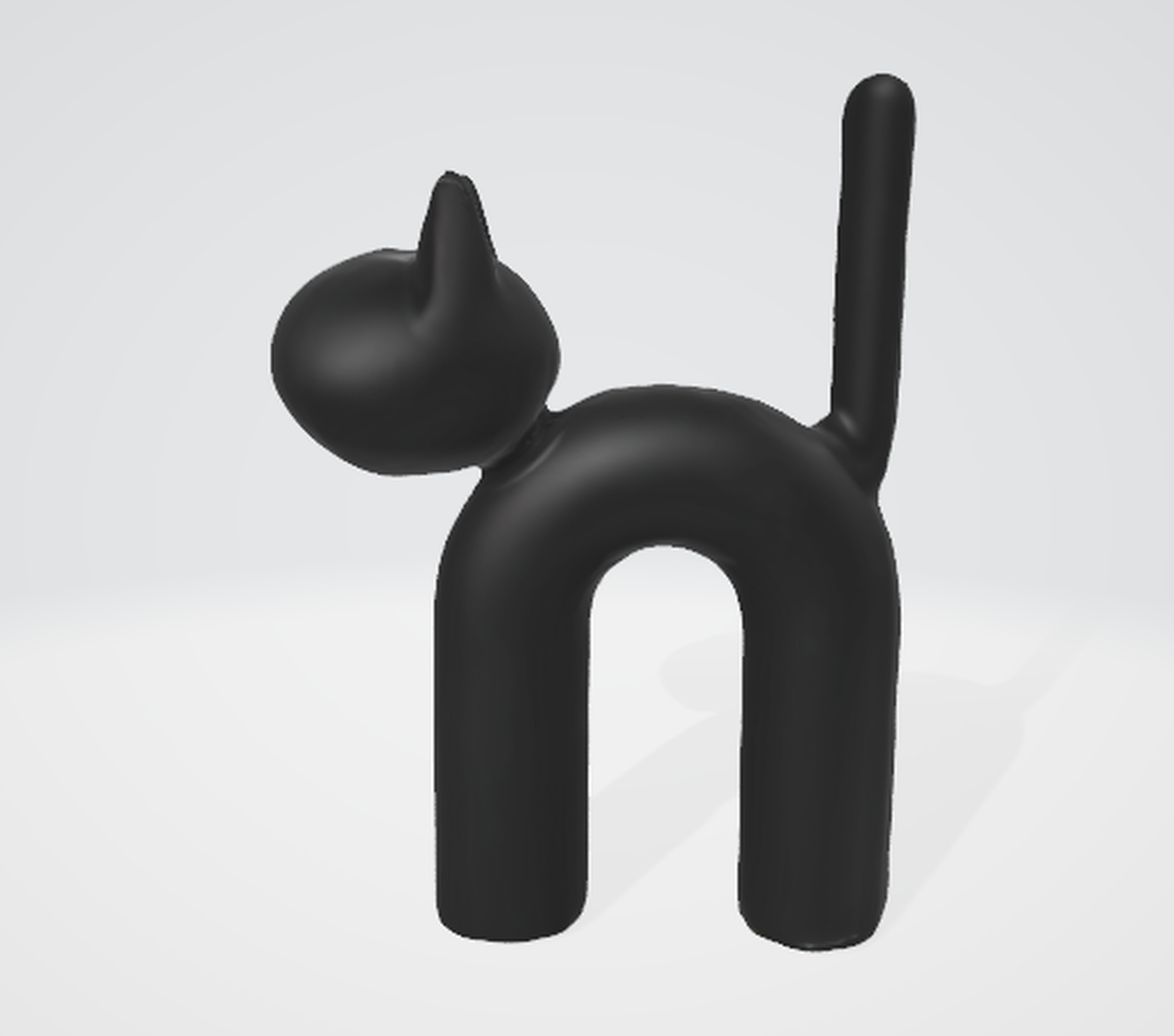 Basic Cat 3D Asset 3D model_2