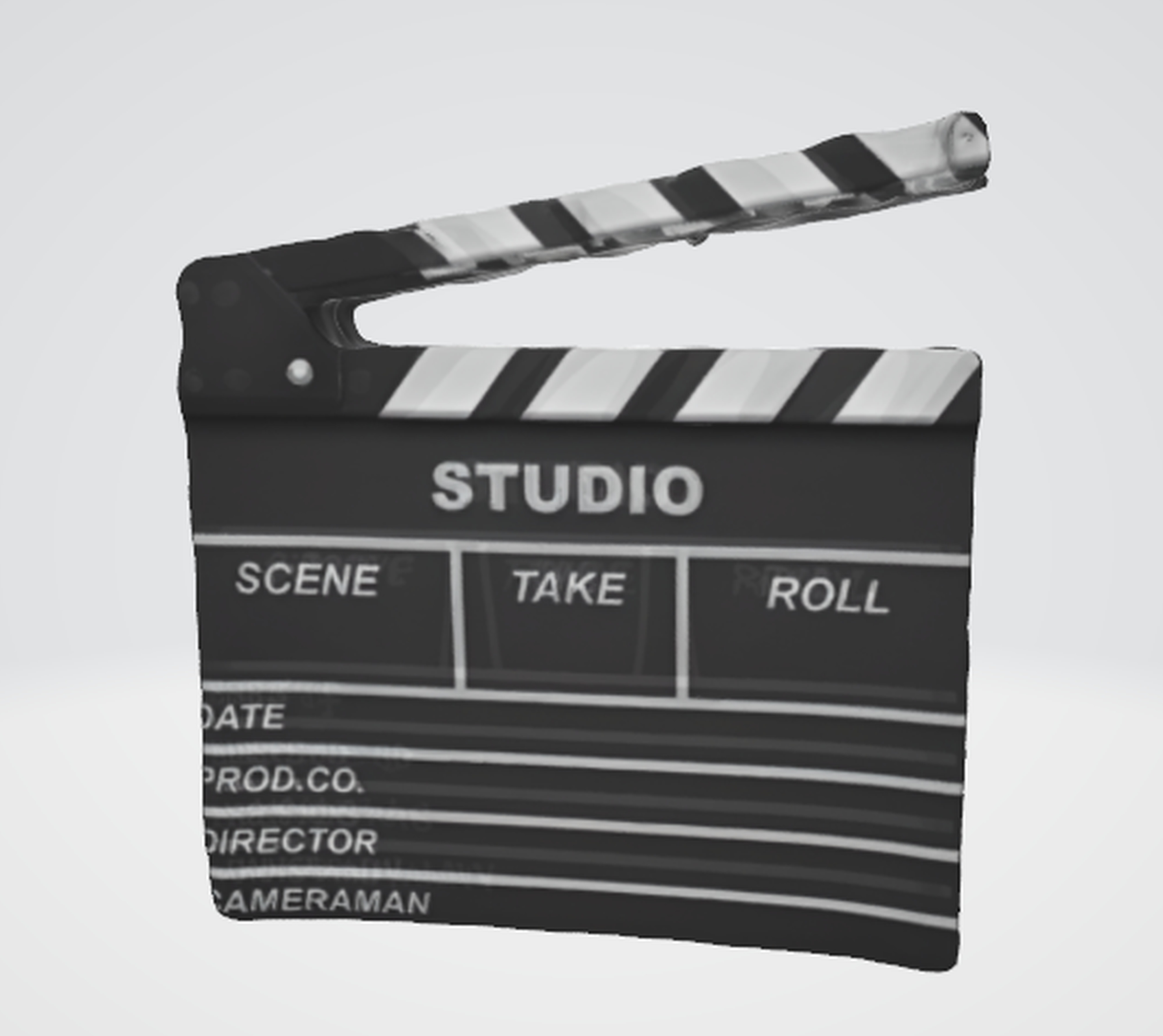 3D Clapperboard Model 3D model_3