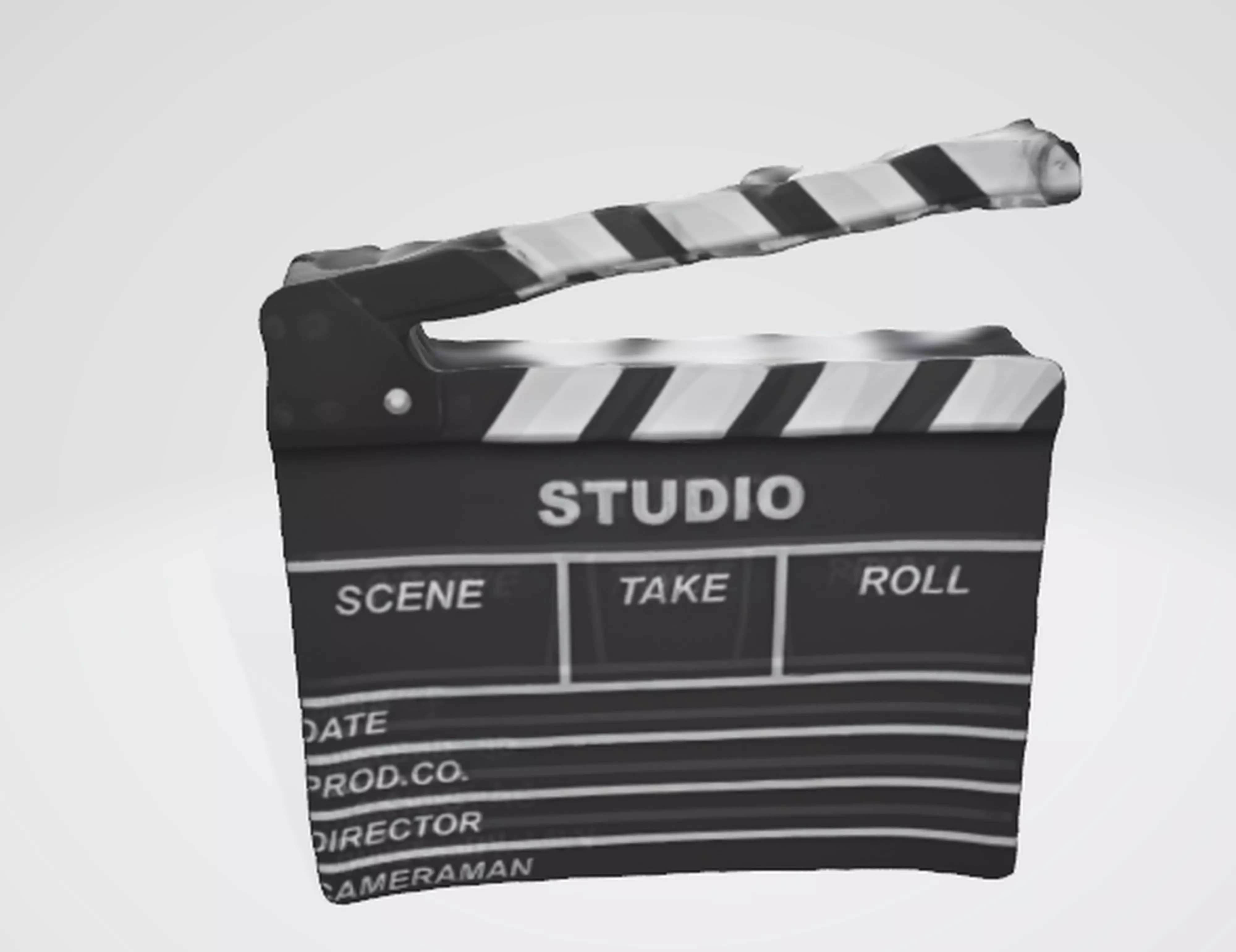 3D Clapperboard Model 3D model_0