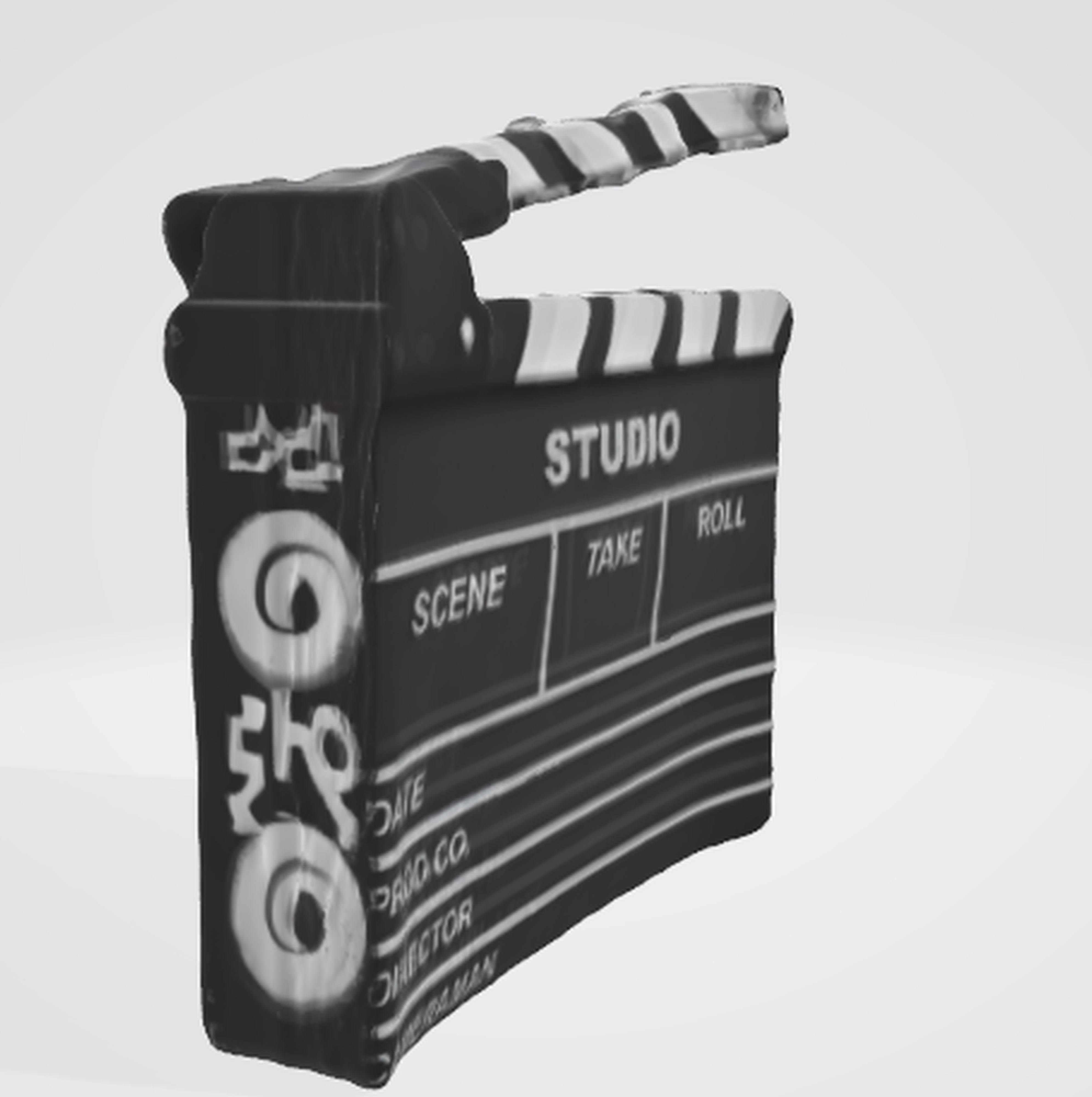 3D Clapperboard Model 3D model_4