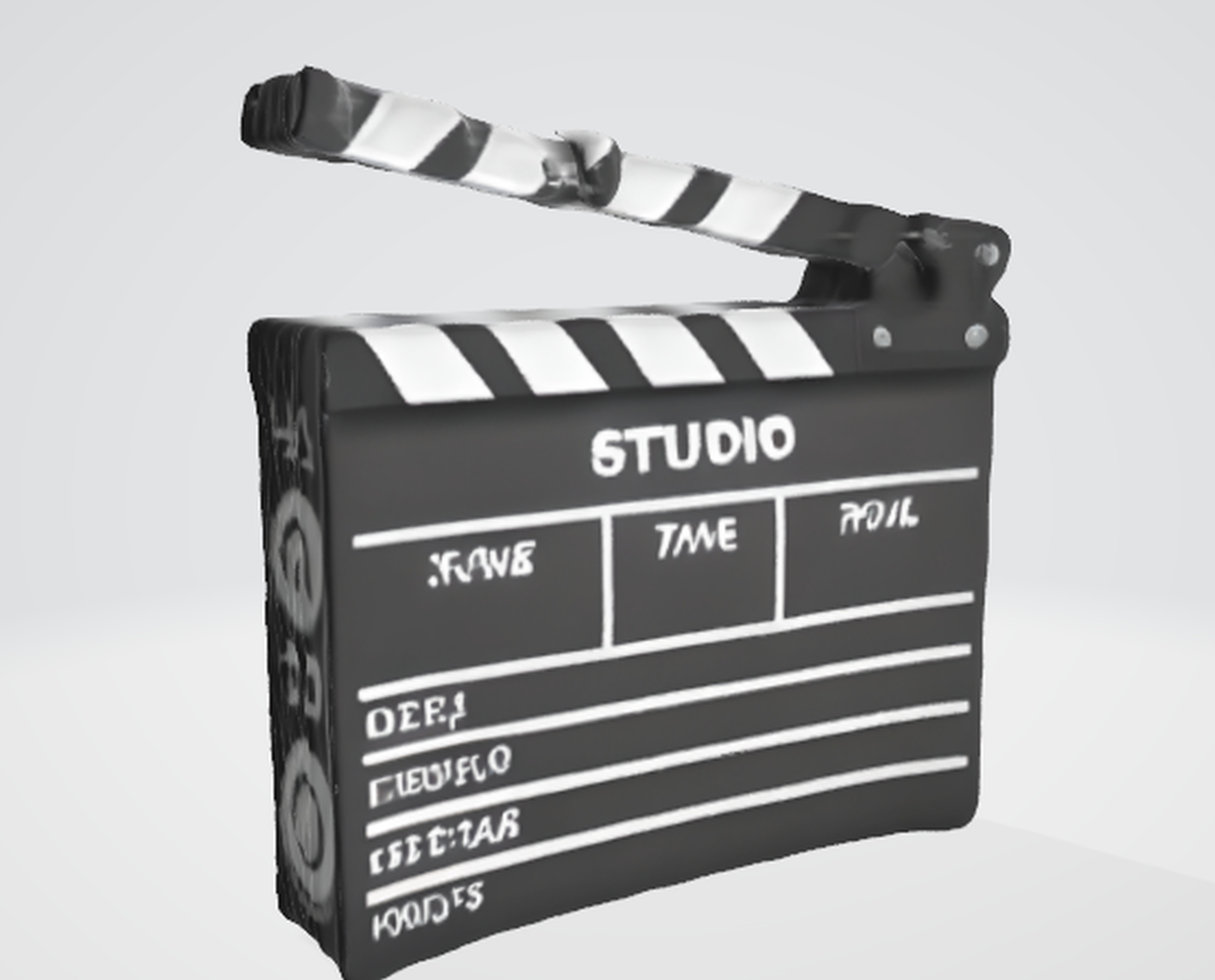 3D Clapperboard Model 3D model_2