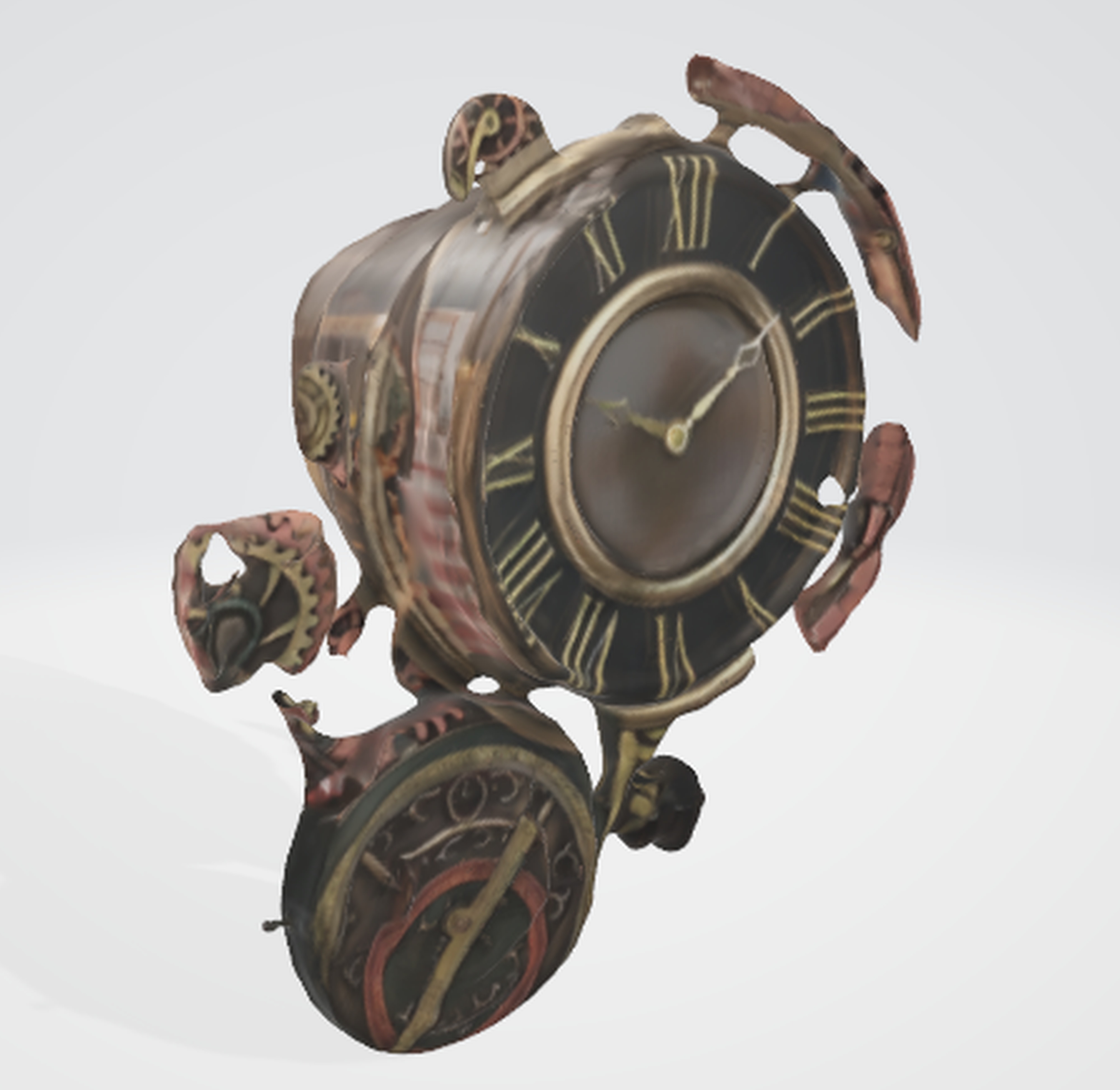 Steampunk Time Mechanisms 3D model_5