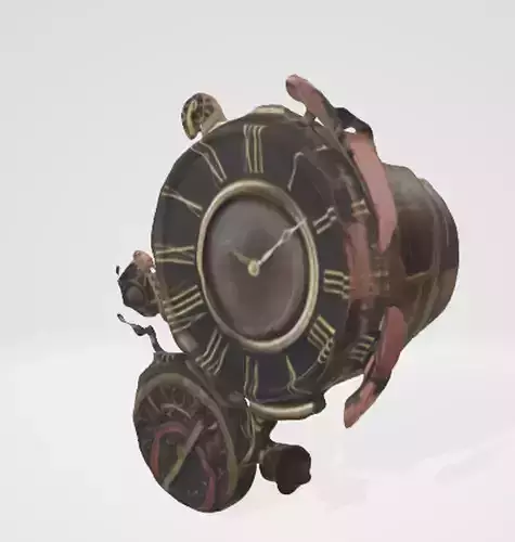 Steampunk Time Mechanisms 3D model