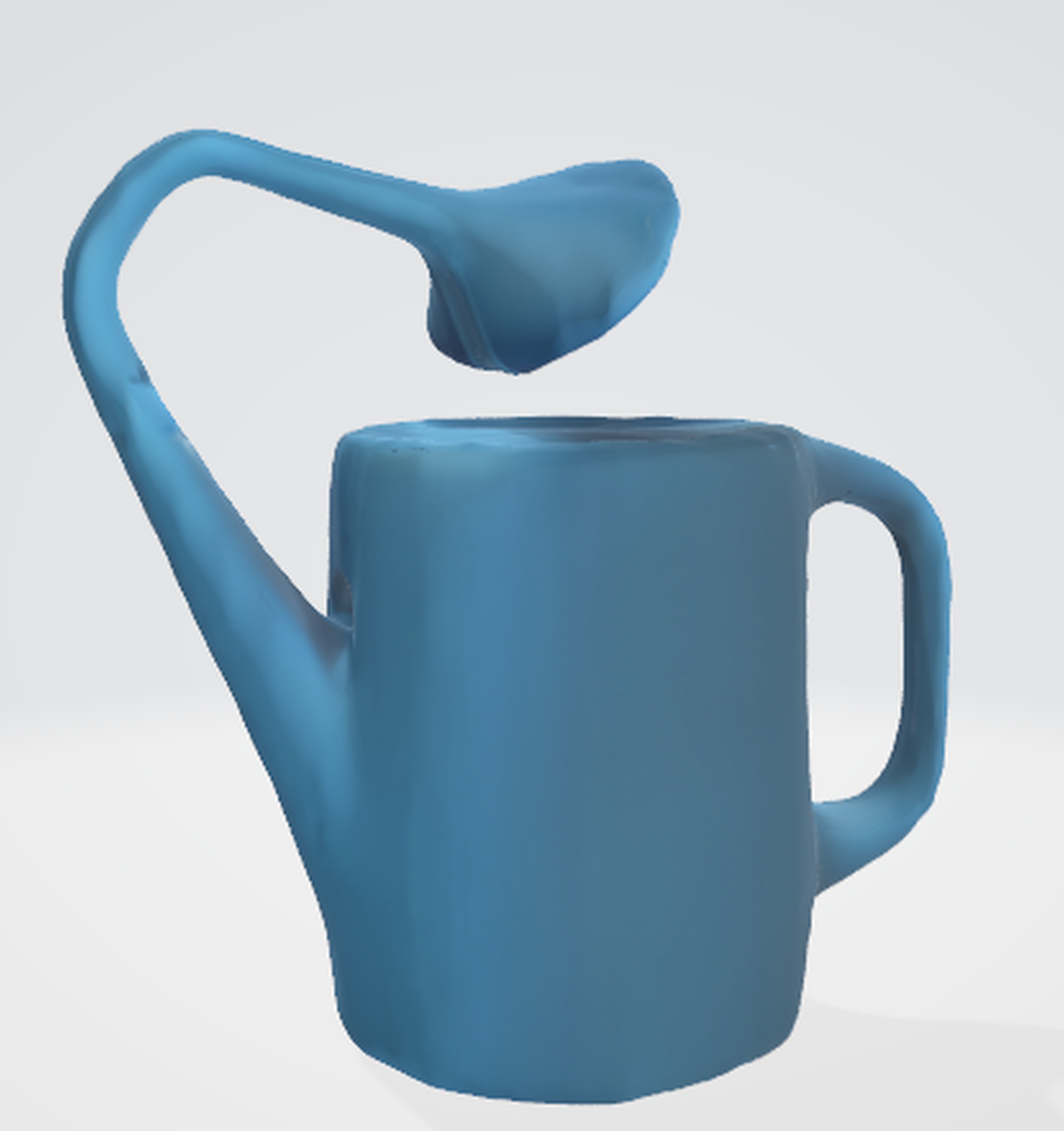 Classic broken Watering Can Model 3D model_3