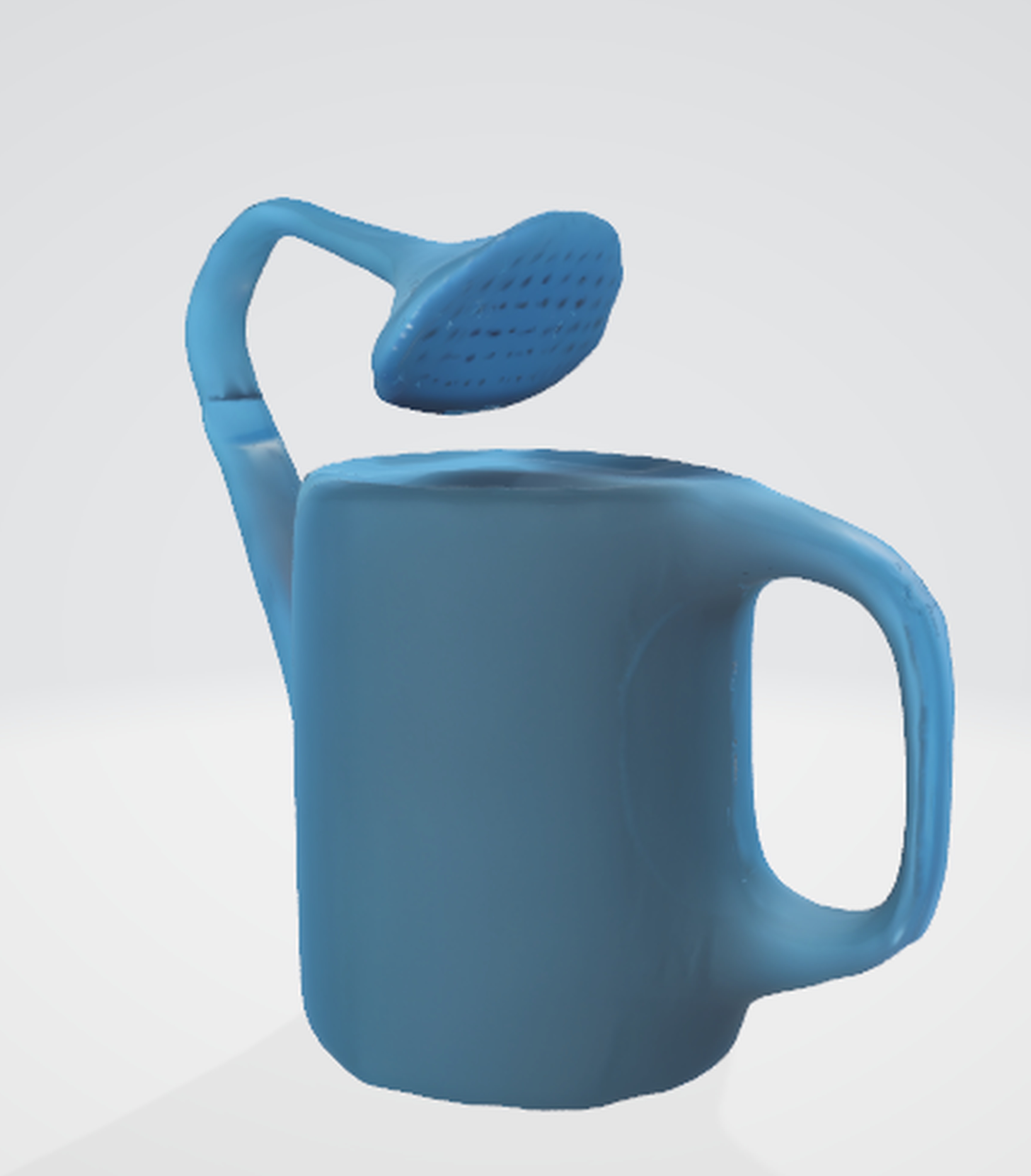 Classic broken Watering Can Model 3D model_4