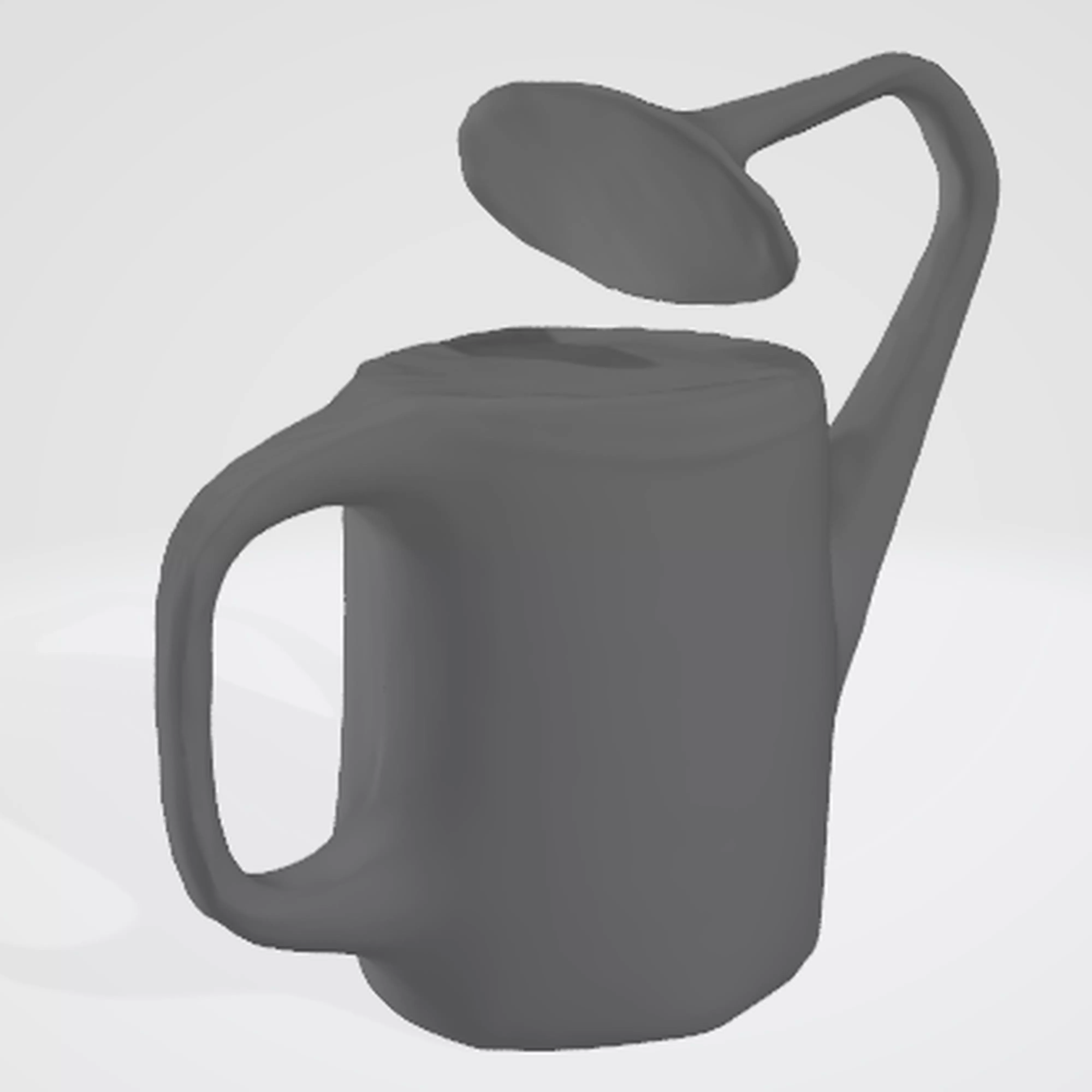 Classic broken Watering Can Model 3D model_0