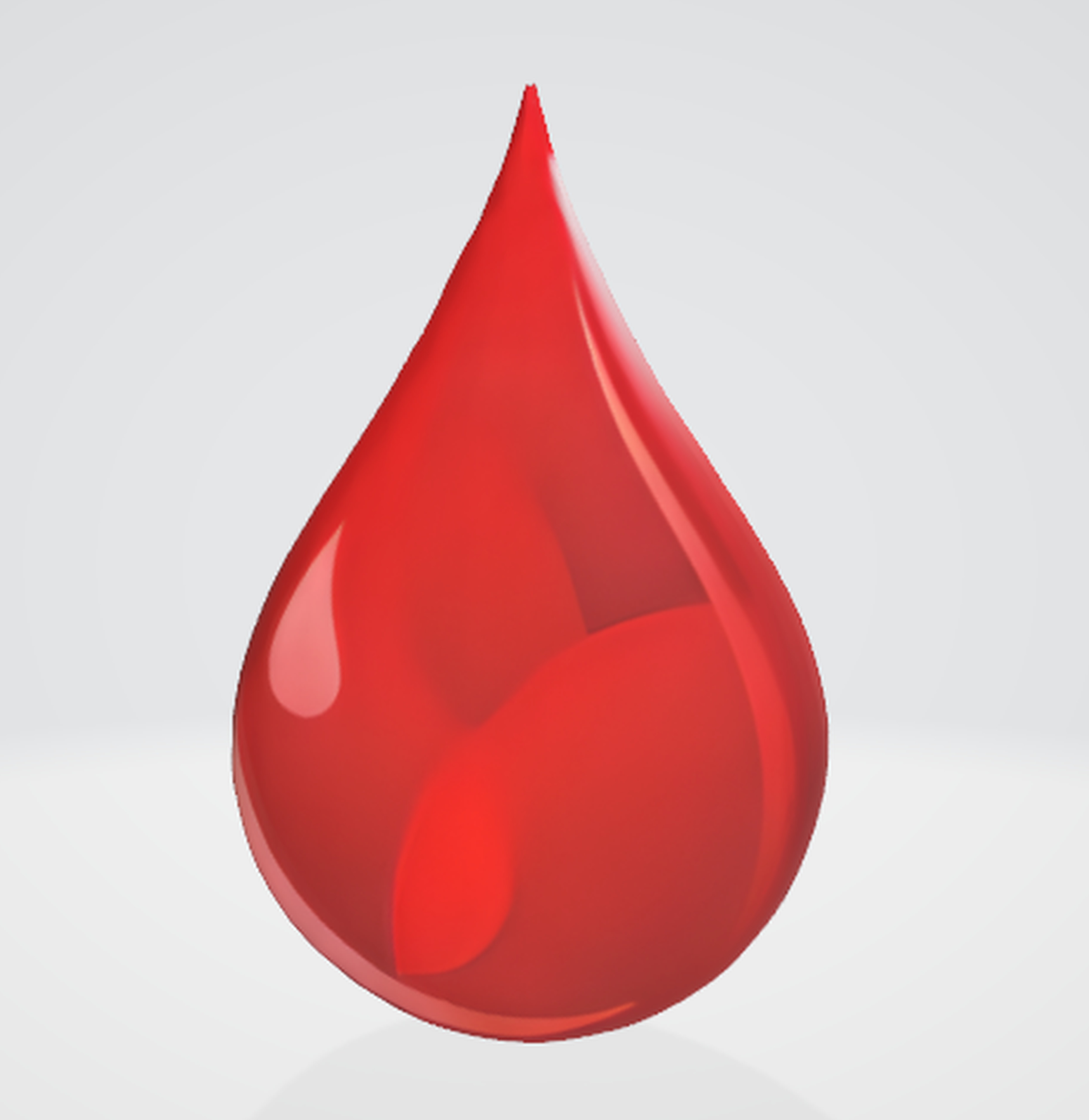 Cartoon Blood Drop 3D model_5