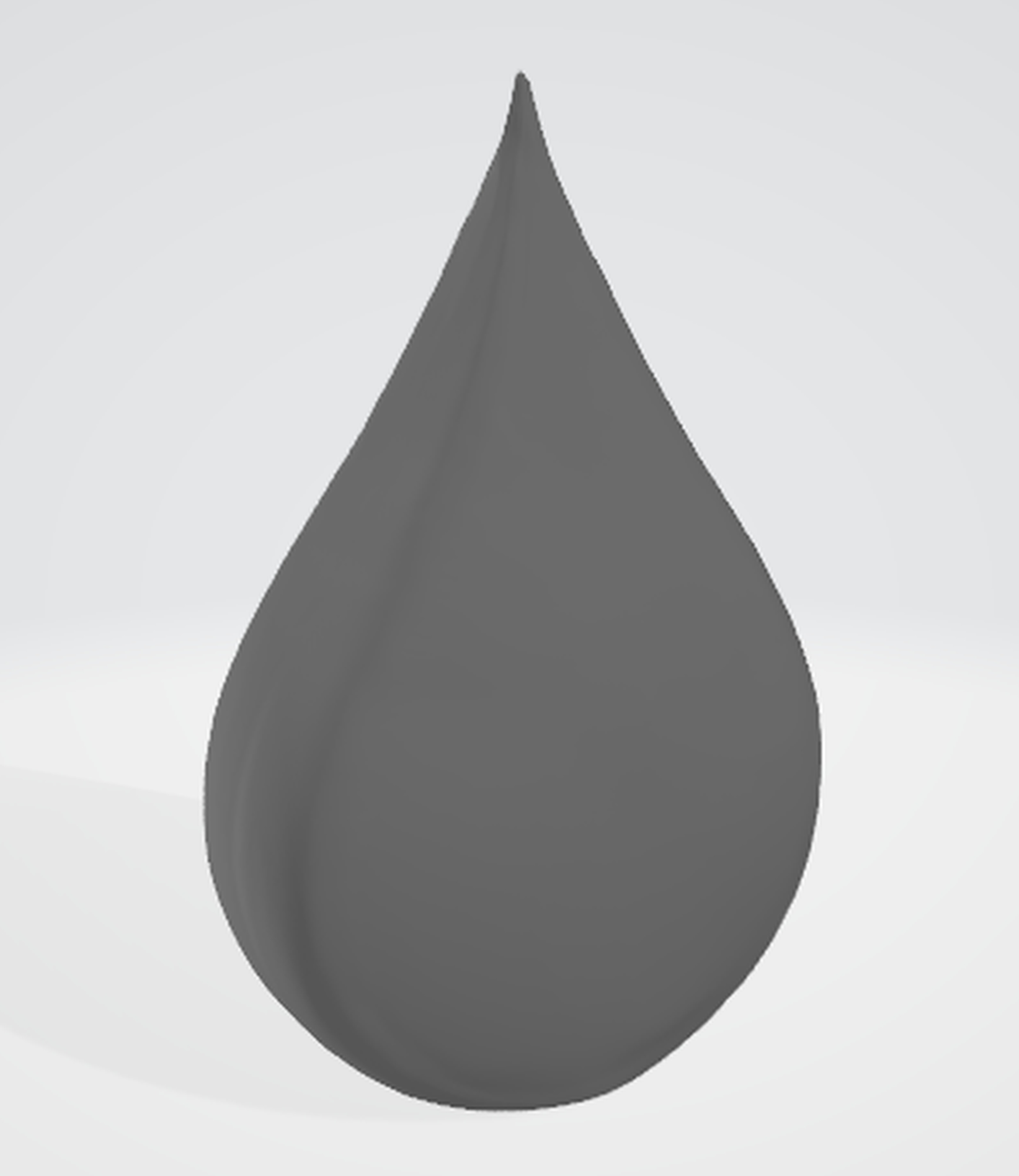 Cartoon Blood Drop 3D model_4
