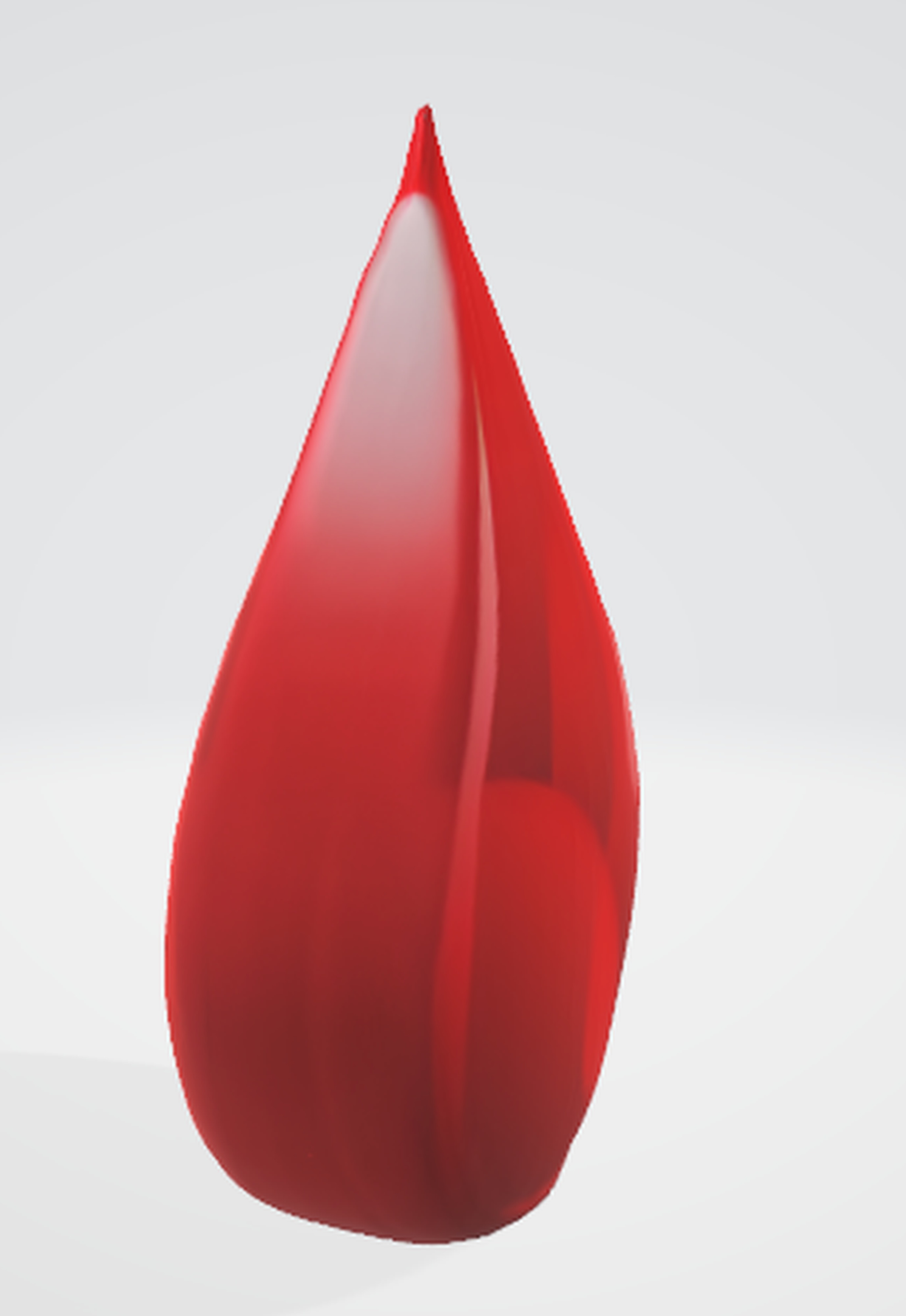 Cartoon Blood Drop 3D model_6