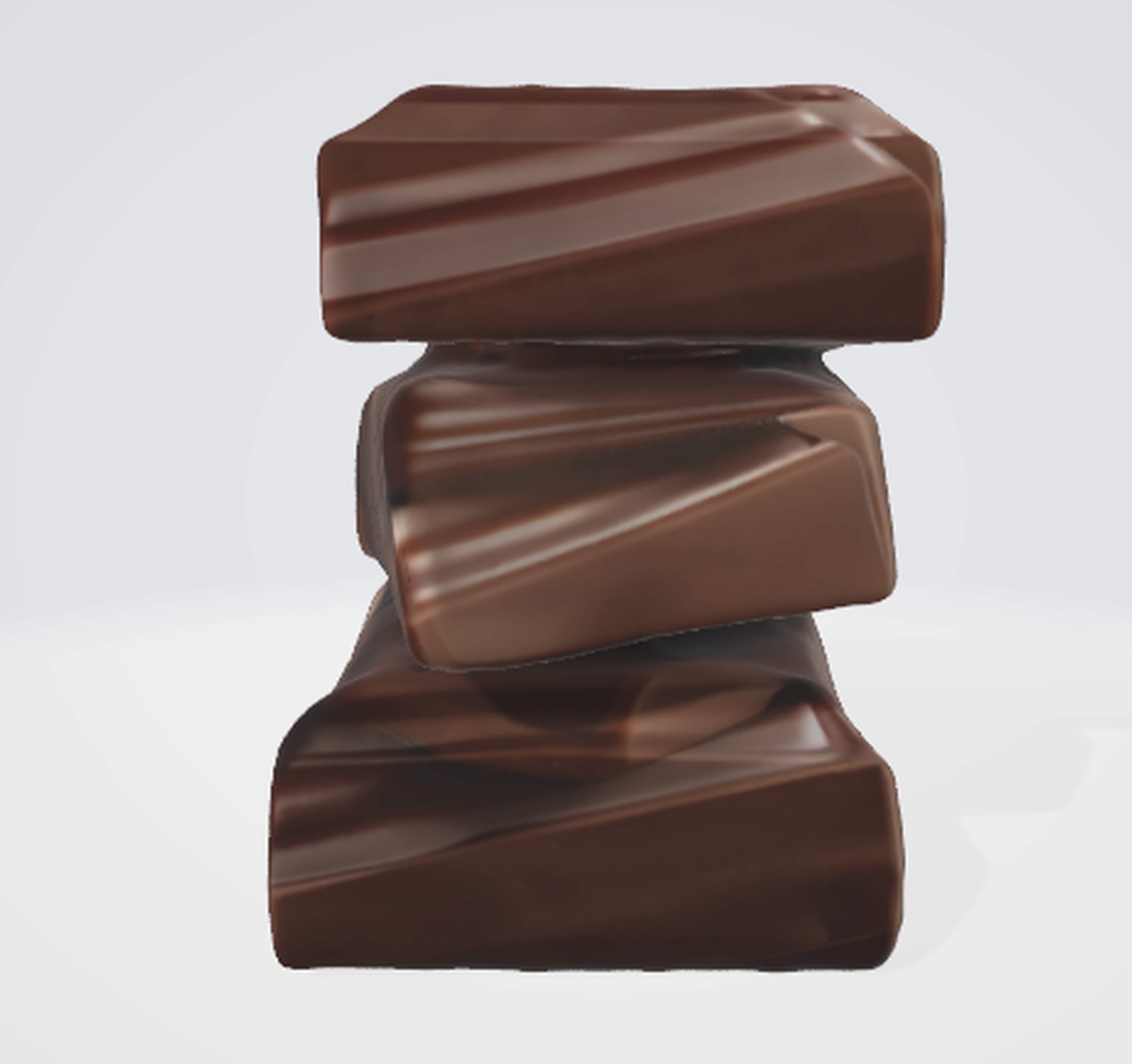 Deliciously Stacked Chocolates 3D Asset 3D model_1