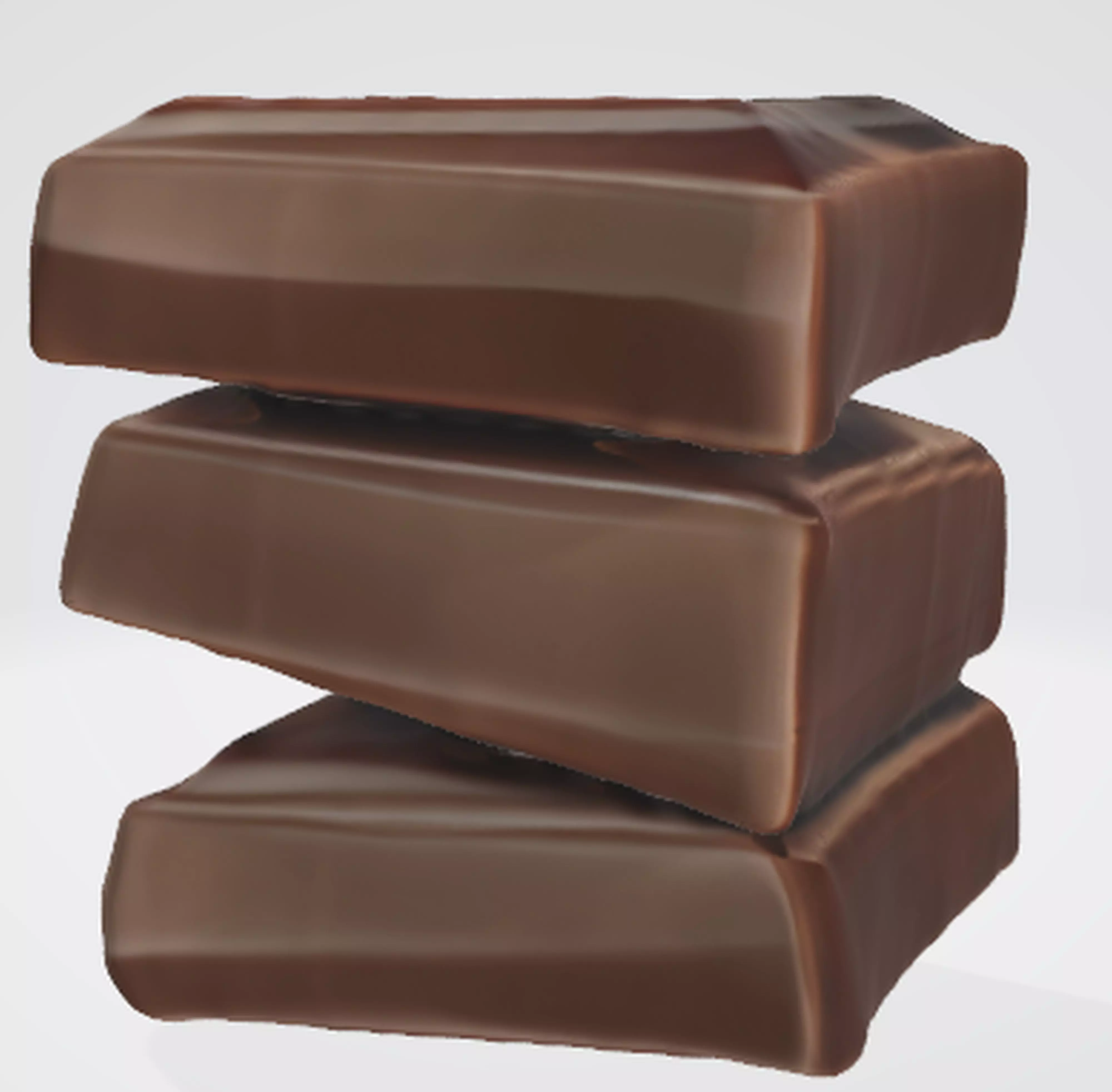 Deliciously Stacked Chocolates 3D Asset 3D model_0