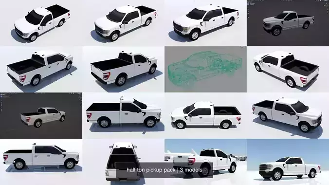 American US Pickup truck pack