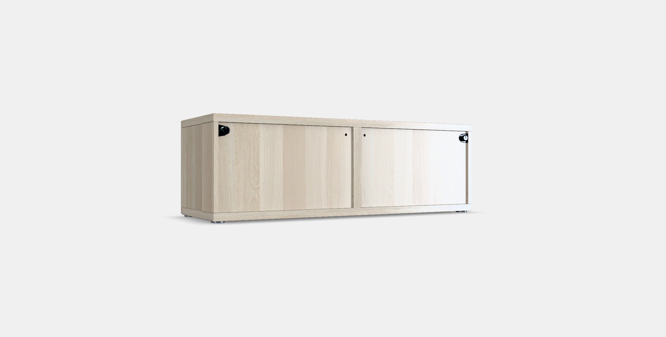 BESTA Shelf unit with doors 7 Low-poly 3D model_16