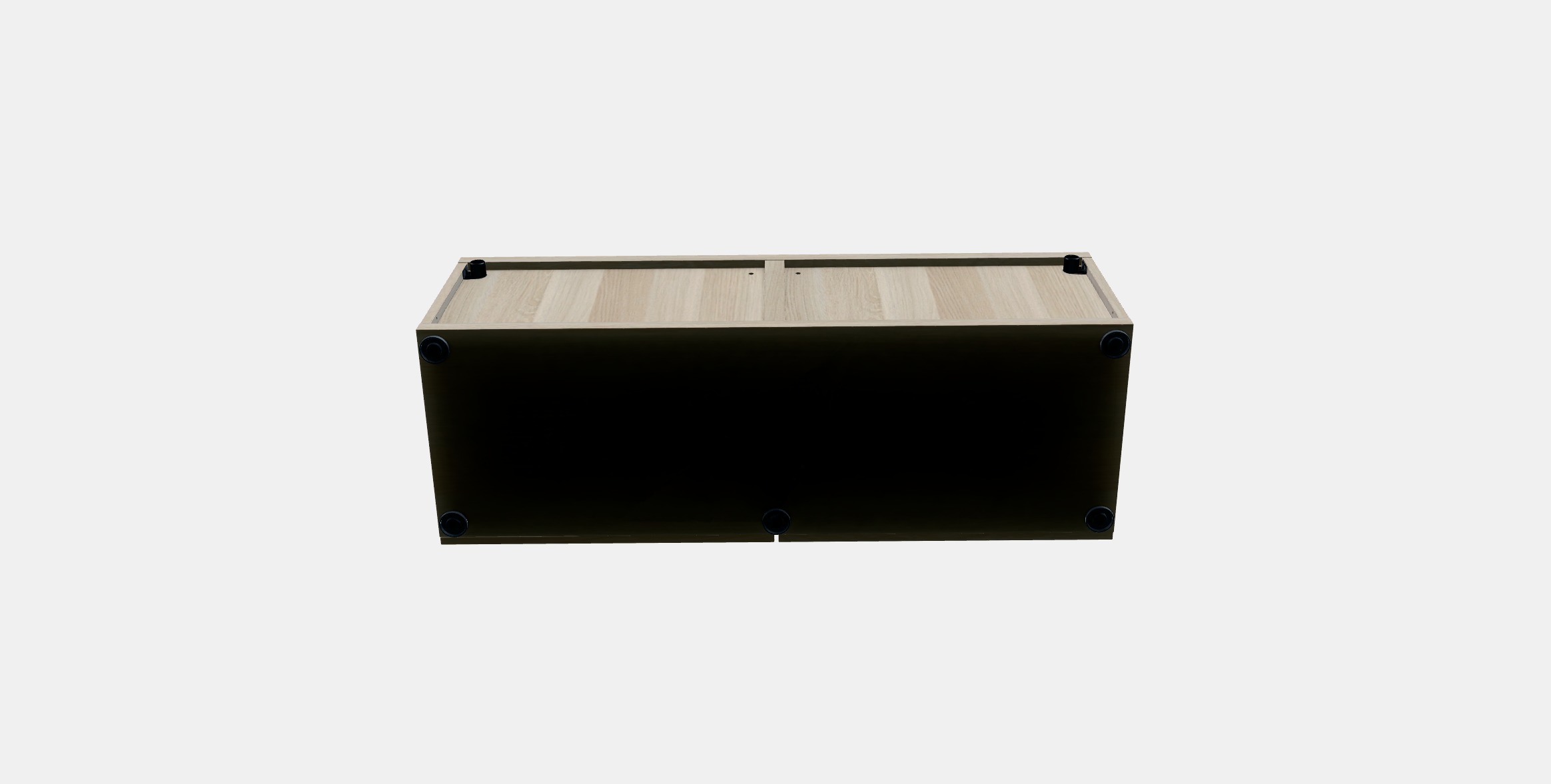 BESTA Shelf unit with doors 7 Low-poly 3D model_6