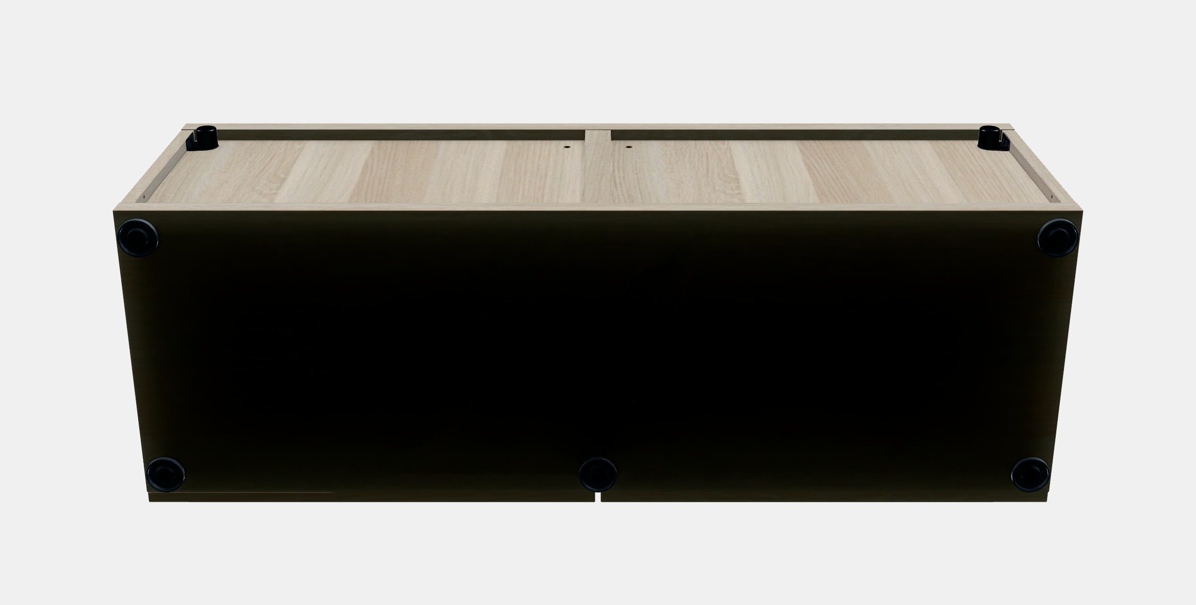 BESTA Shelf unit with doors 7 Low-poly 3D model_7