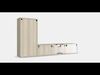 BESTA TV storage combination-glass doors 2 Low-poly 3D model_1