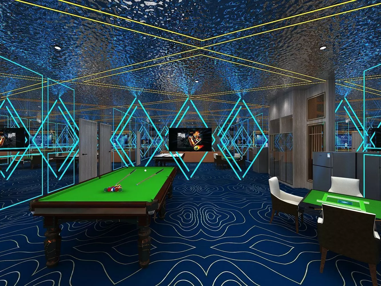 Table Tennis Club 3DMAX Files 3D model