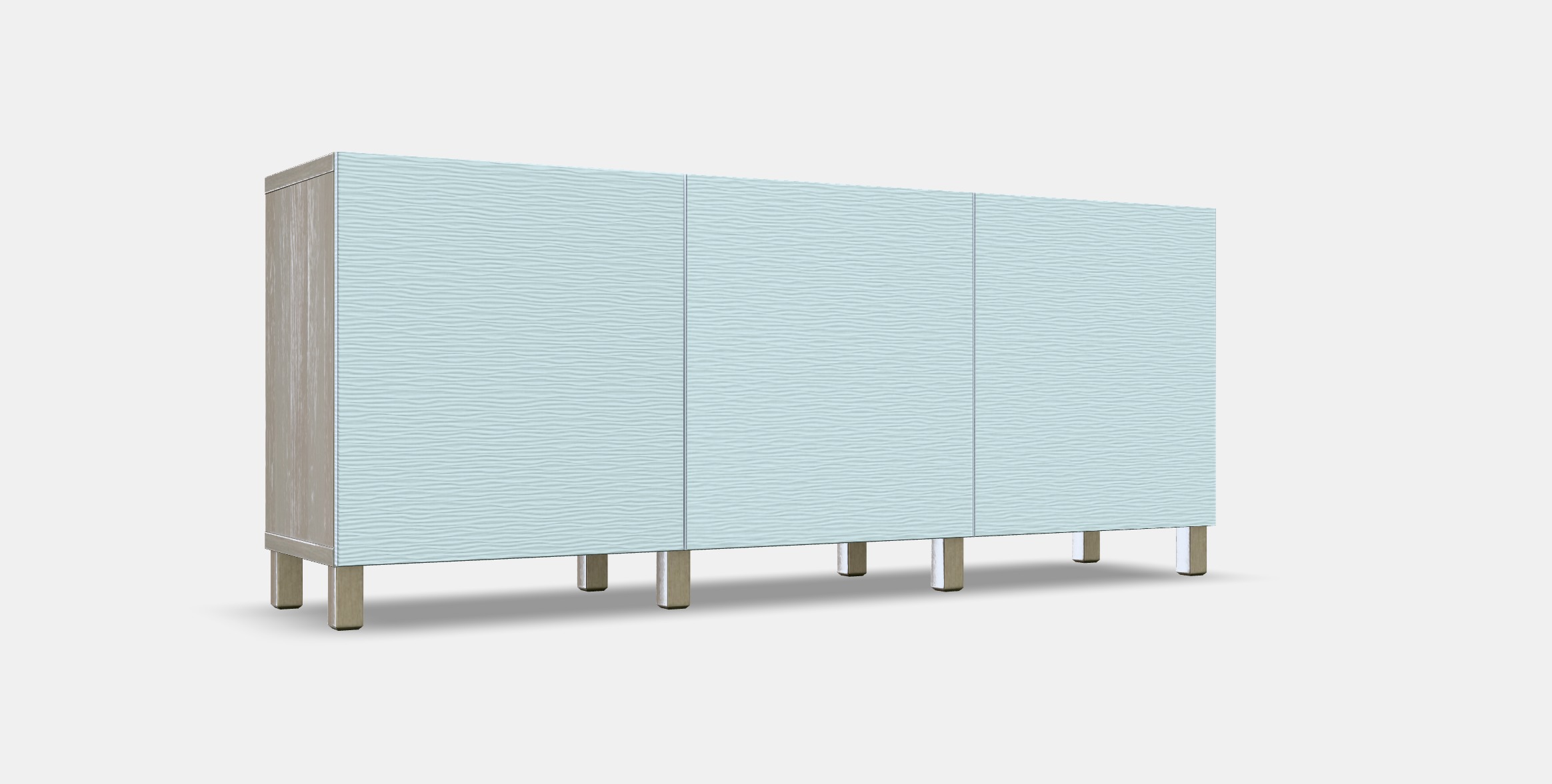 BESTA Storage combination with doors 38 Low-poly 3D model_8