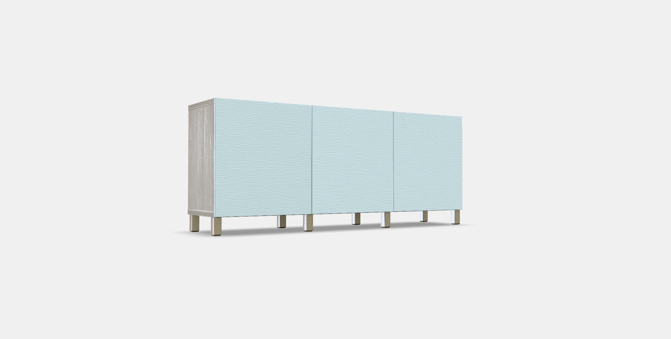 BESTA Storage combination with doors 38 Low-poly 3D model_2