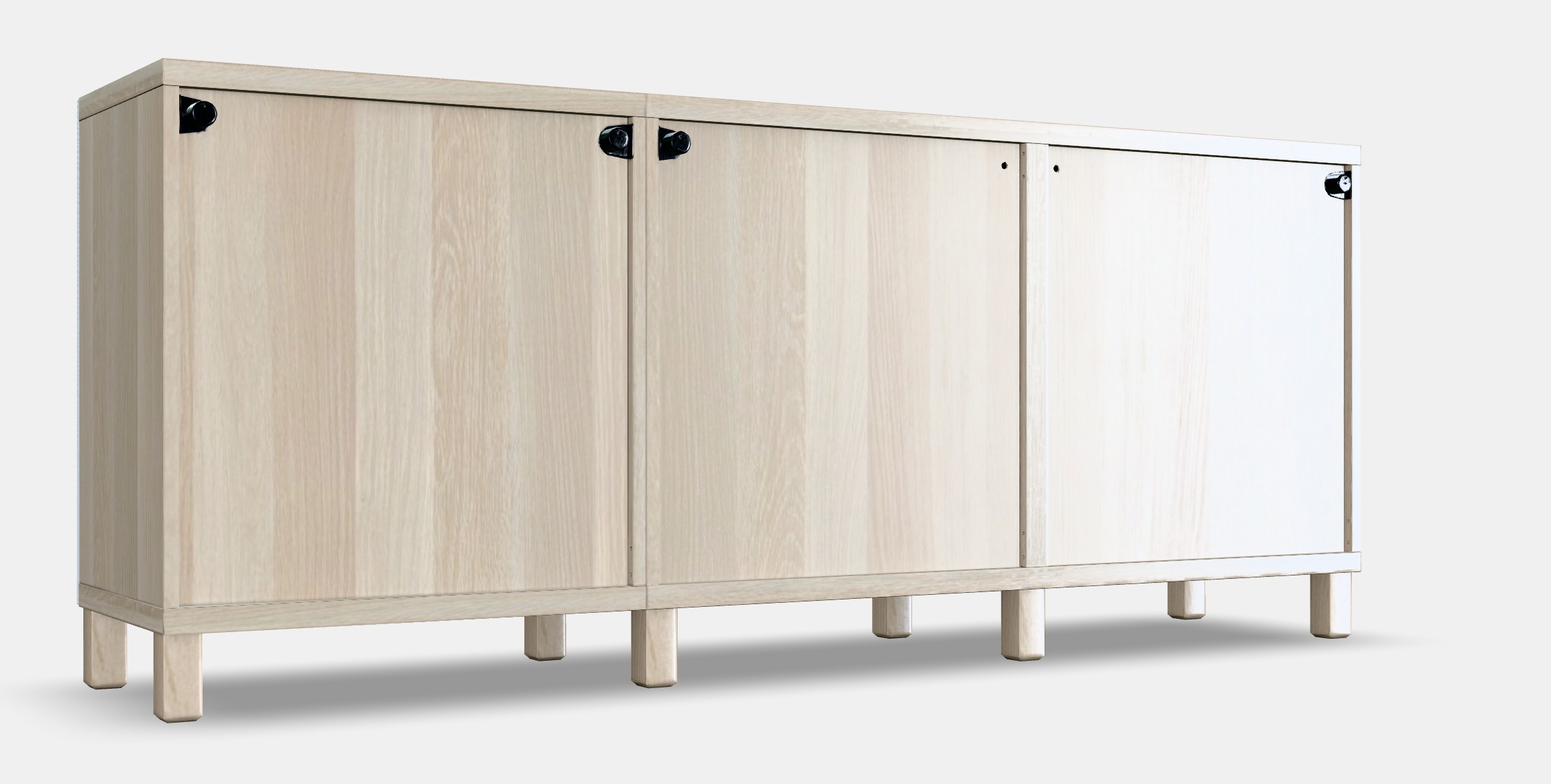 BESTA Storage combination with doors 38 Low-poly 3D model_5