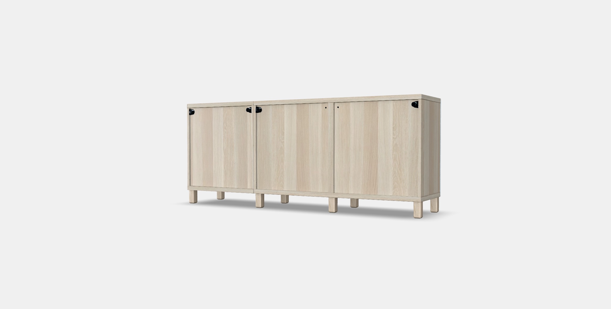 BESTA Storage combination with doors 38 Low-poly 3D model_3