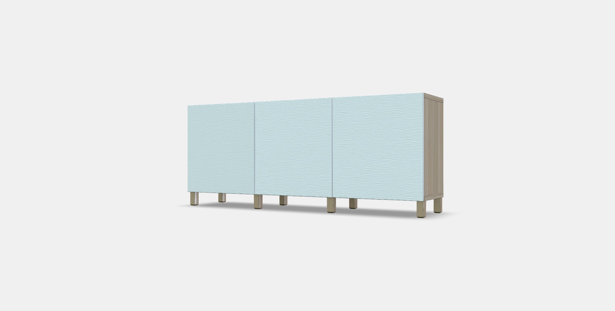 BESTA Storage combination with doors 38 Low-poly 3D model_11