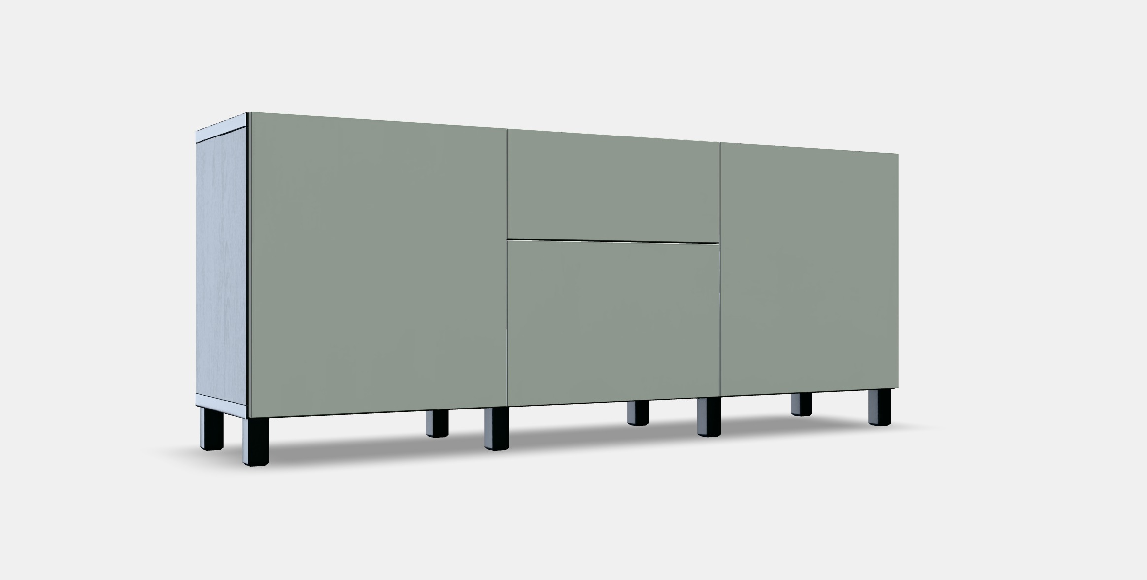 BESTA Storage combination with drawers 2 Low-poly 3D model_7