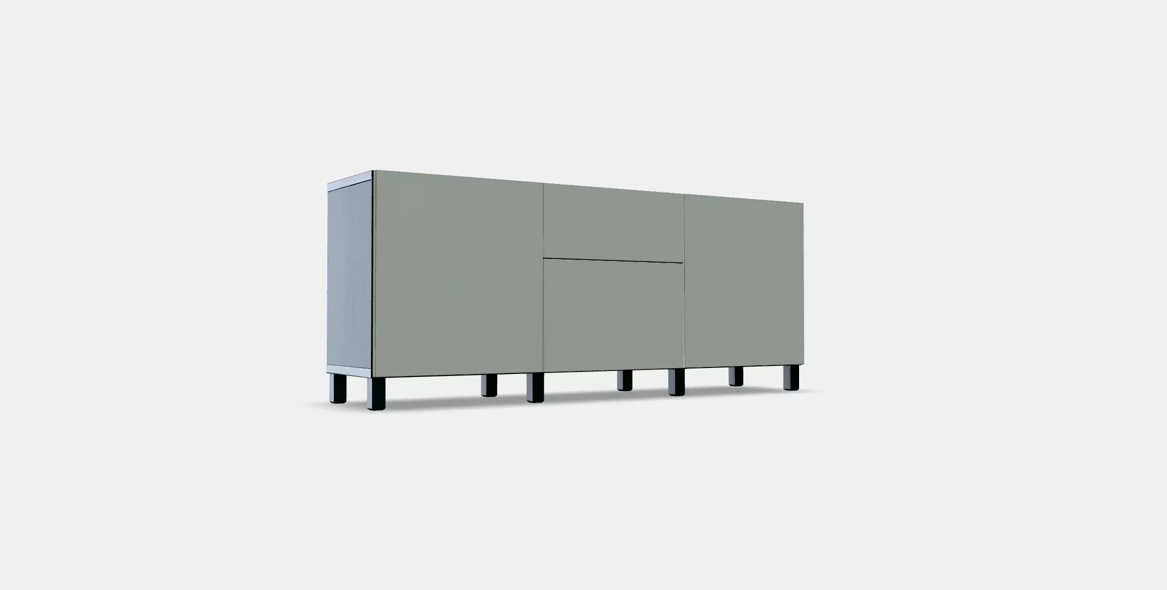 BESTA Storage combination with drawers 2 Low-poly 3D model_0