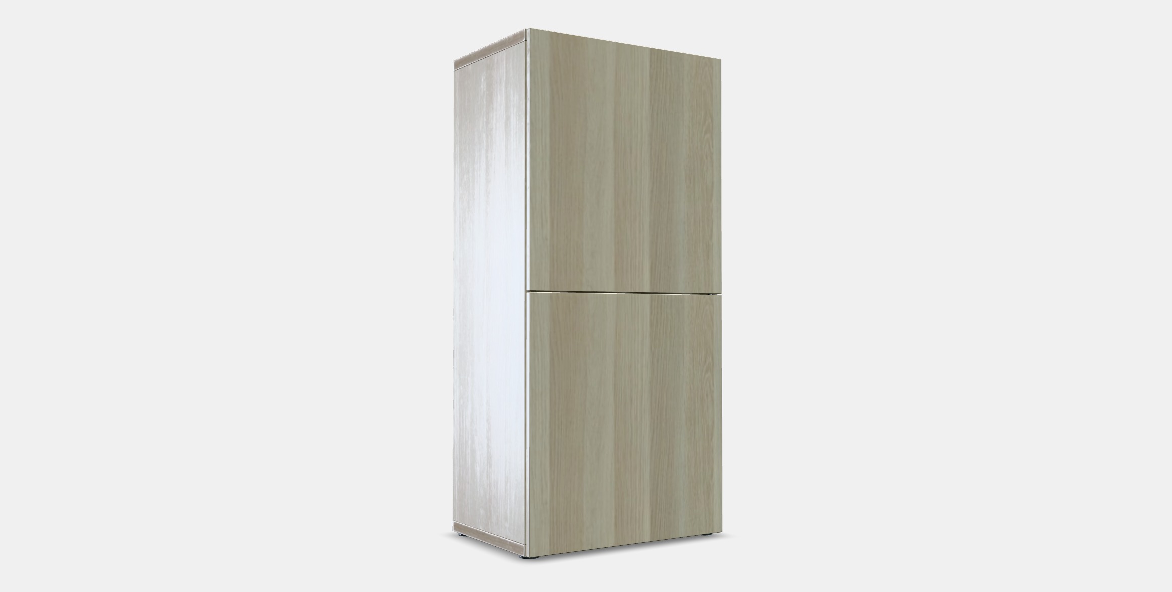 BESTA Shelf unit with doors 11 Low-poly 3D model_2