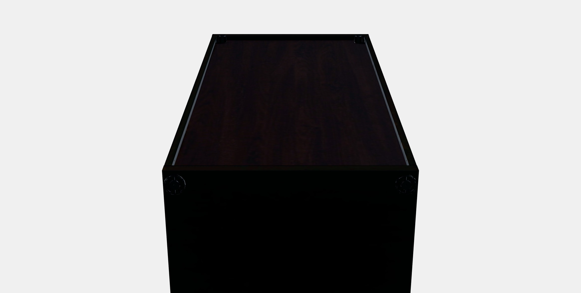 BESTA Shelf unit with doors 12 Low-poly 3D model_7