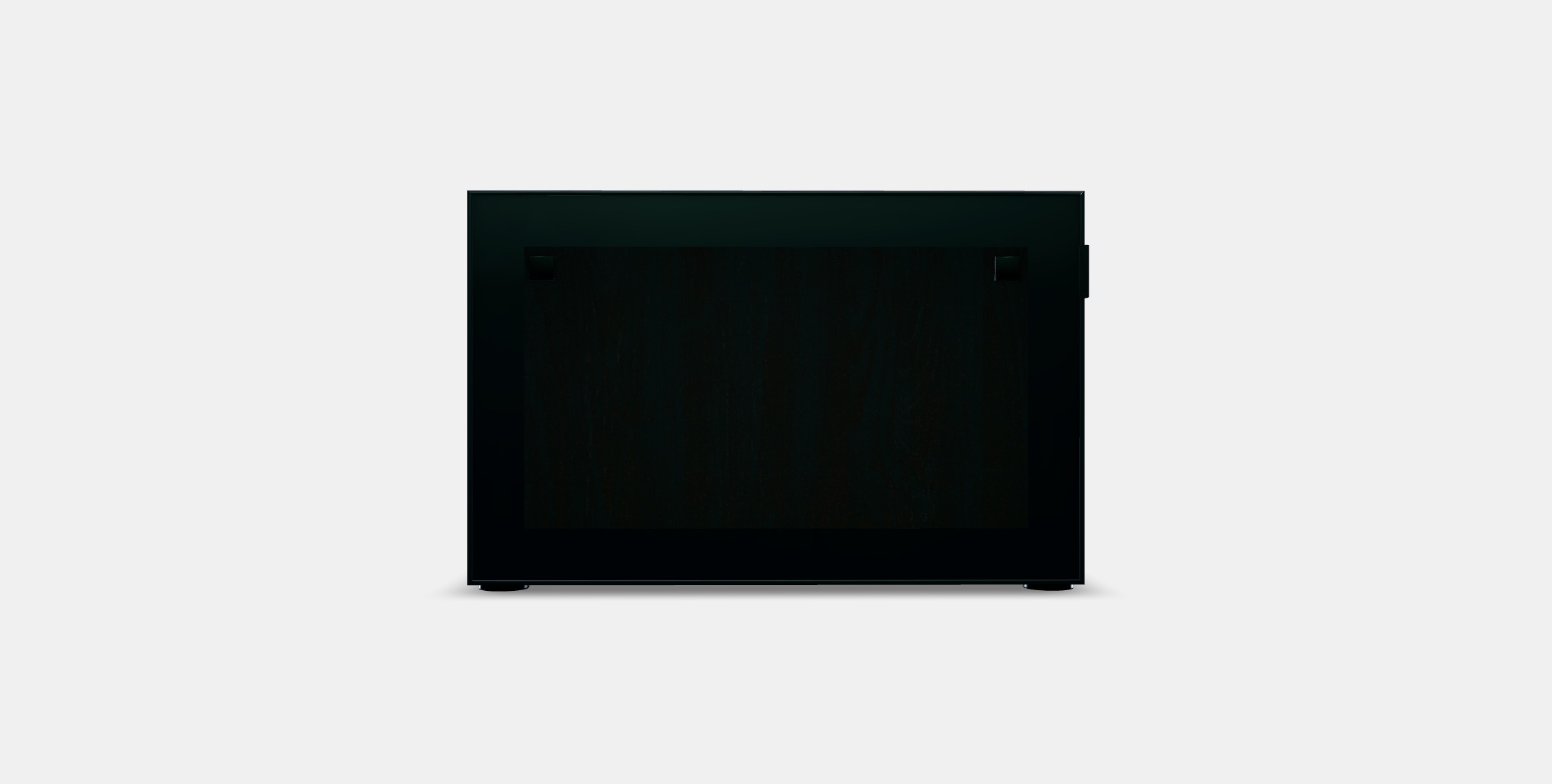 BESTA Shelf unit with glass door 1 Low-poly 3D model_6