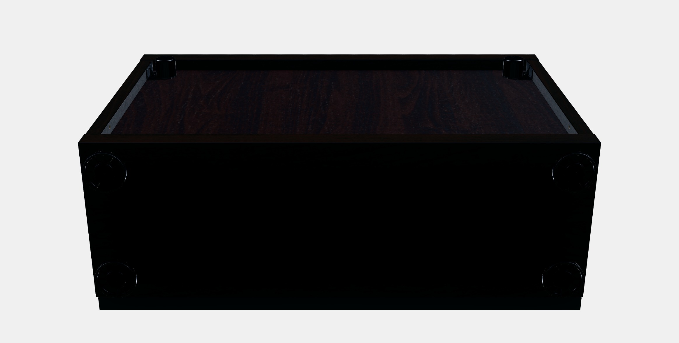 BESTA Shelf unit with glass door 1 Low-poly 3D model_5