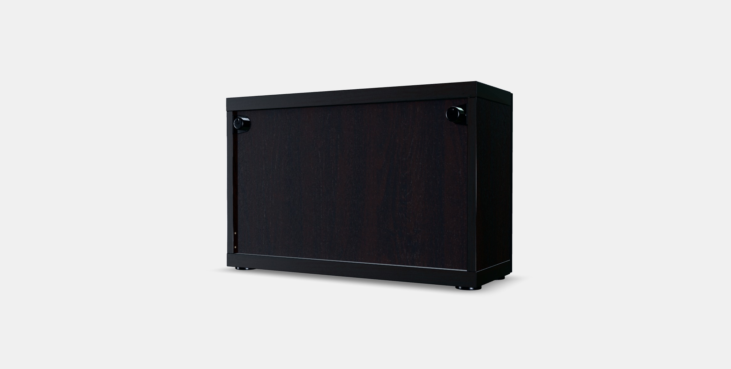 BESTA Shelf unit with glass door 1 Low-poly 3D model_3