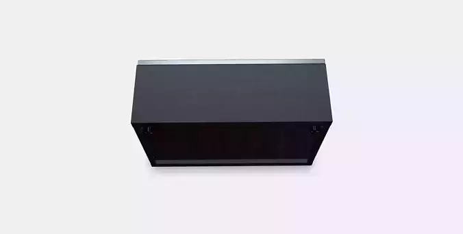 BESTA Shelf unit with glass door 1