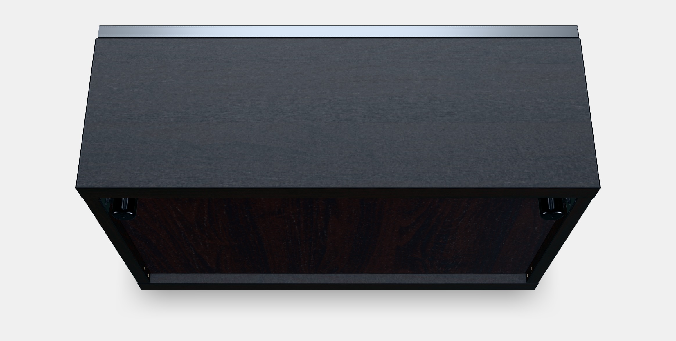 BESTA Shelf unit with glass door 1 Low-poly 3D model_7