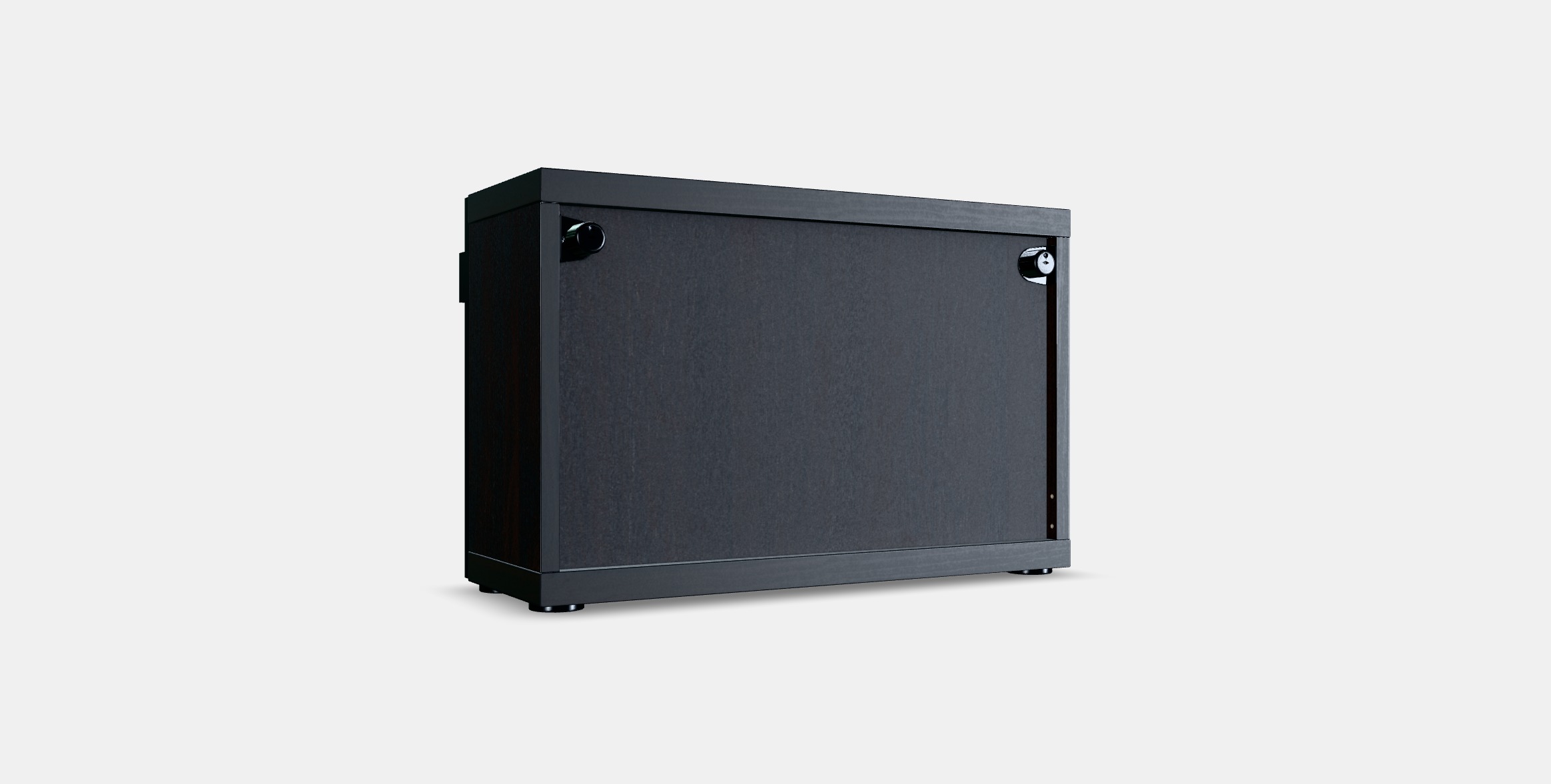 BESTA Shelf unit with glass door 1 Low-poly 3D model_14