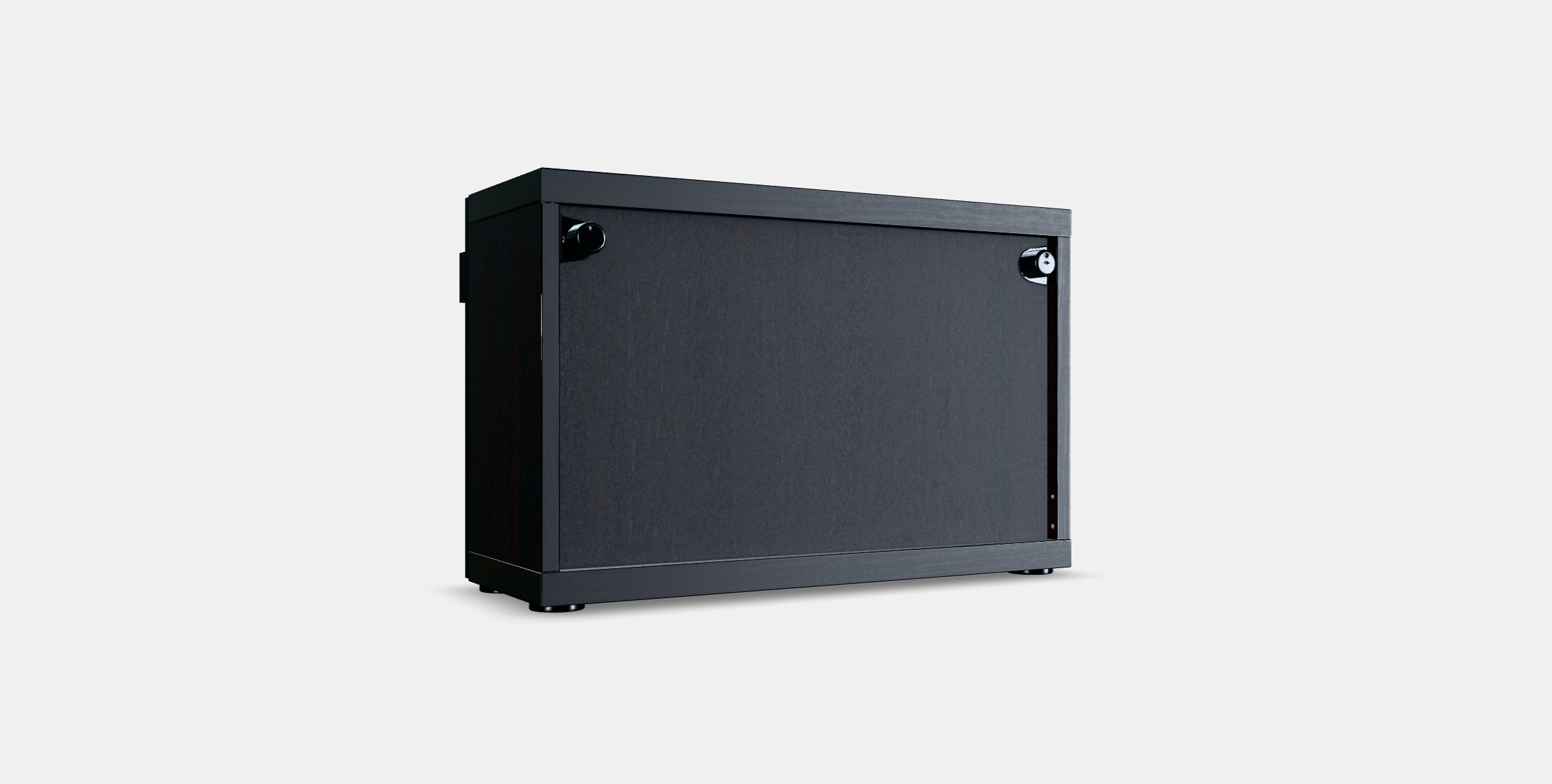 BESTA Shelf unit with glass door 3 Low-poly 3D model_16