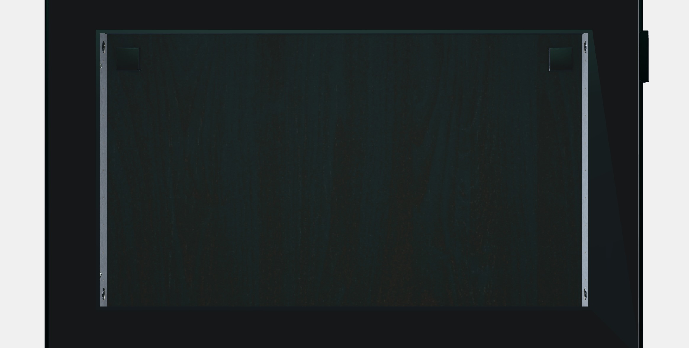 BESTA Shelf unit with glass door 3 Low-poly 3D model_12