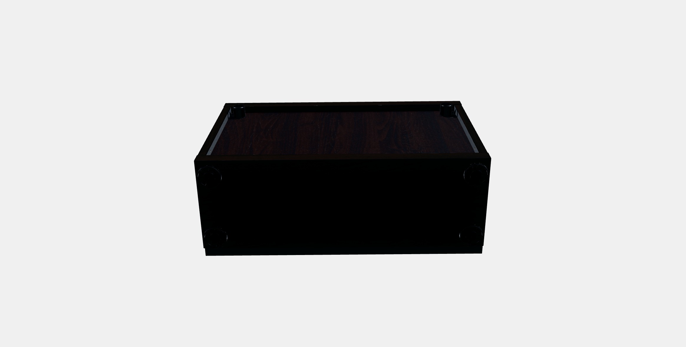 BESTA Shelf unit with glass door 3 Low-poly 3D model_3