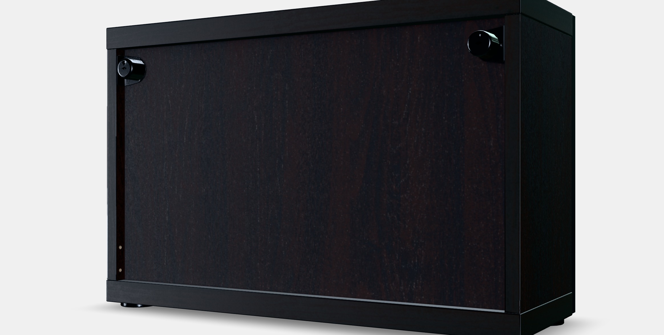 BESTA Shelf unit with glass door 3 Low-poly 3D model_5