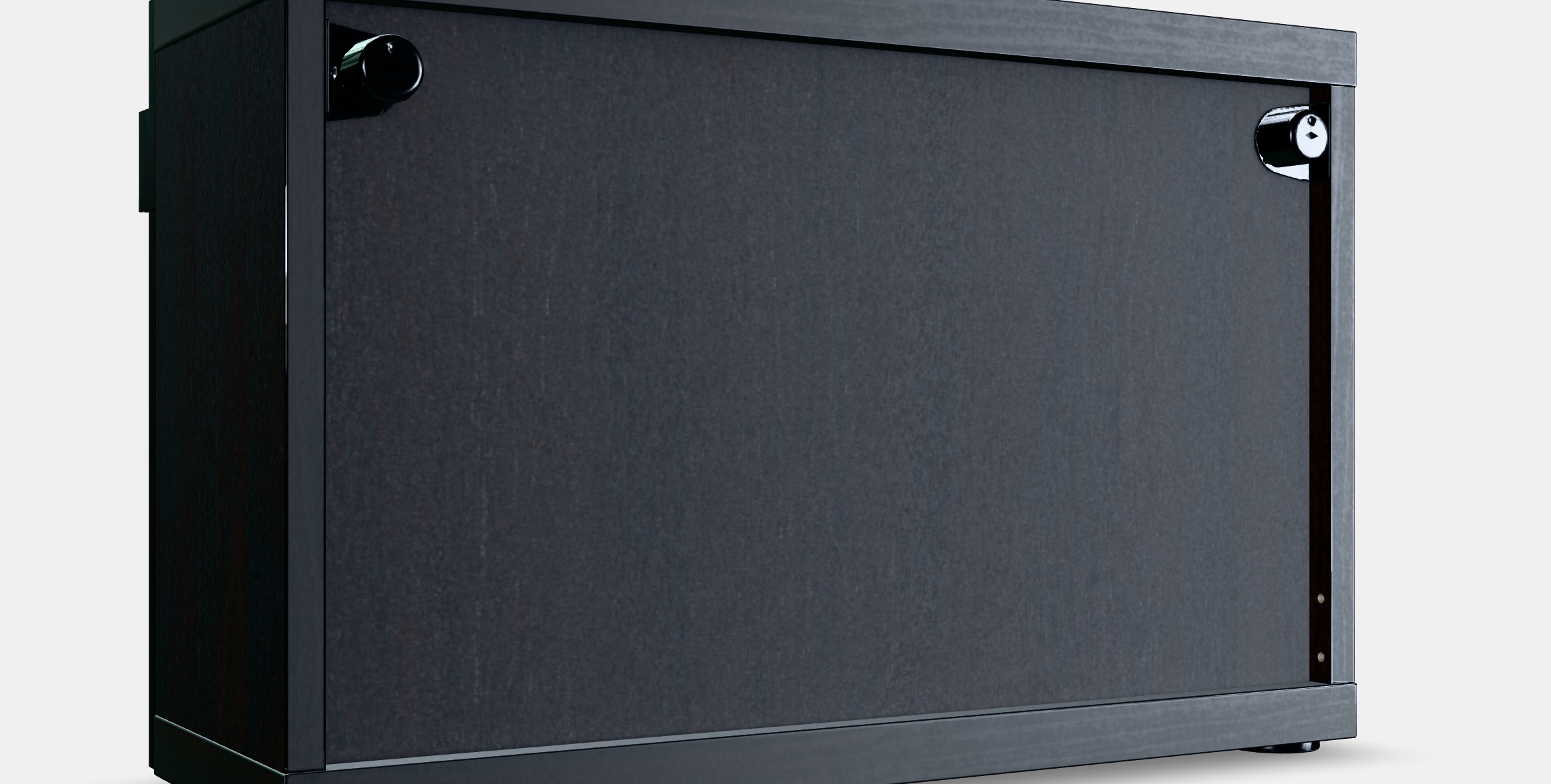 BESTA Shelf unit with glass door 3 Low-poly 3D model_6