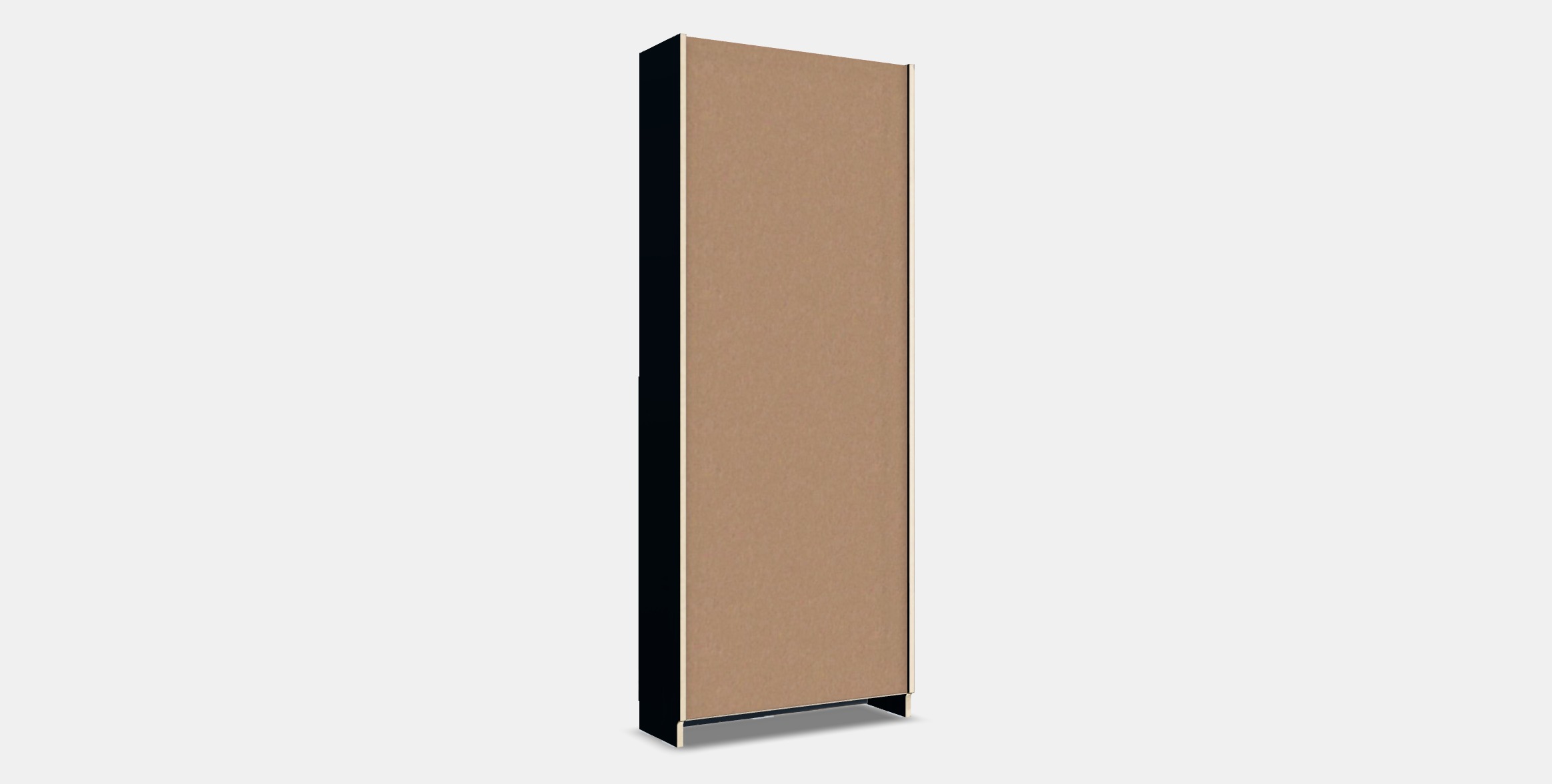 BILLY - OXBERG Bookcase with doors 1 Low-poly 3D model_16