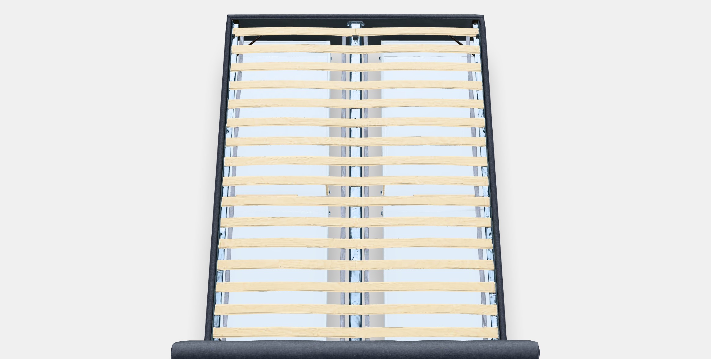 IDANAS Upholstered storage bed 2 Low-poly 3D model_4