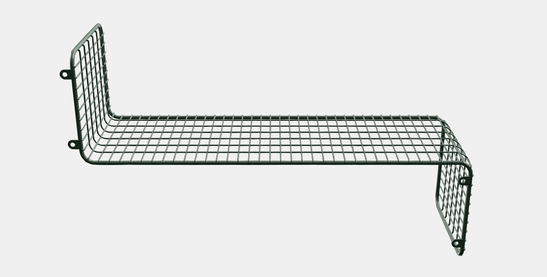 SVENSHULT Wall shelf 1 Low-poly 3D model_8